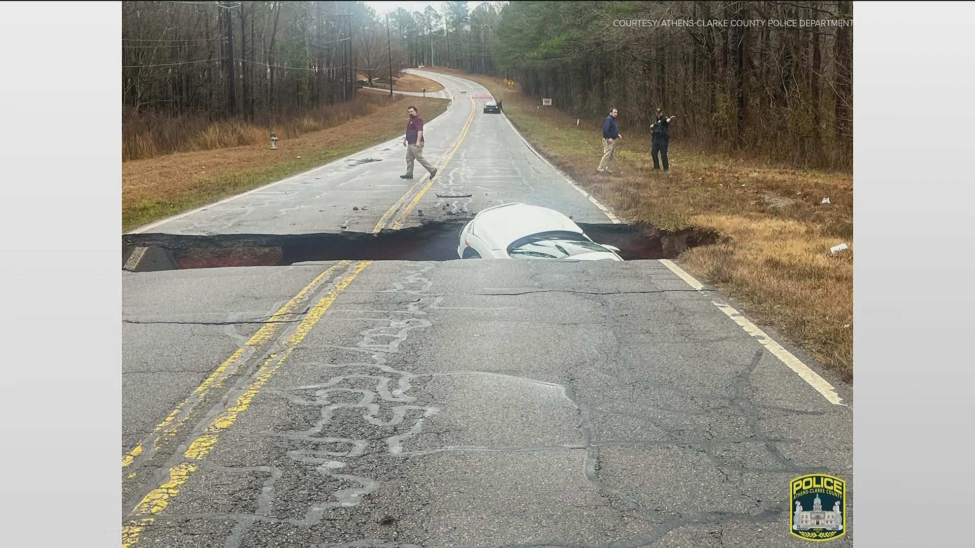 The City of Atlanta said they sent sent out watershed workers Tuesday ahead of the storms to clear debris from drains in flood prone areas.