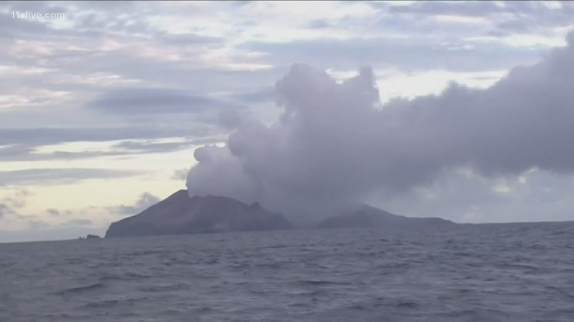 Ash and other fallout from Monday's eruption has made the sea near the island toxic and divers have to be washed clean after every completed dive.