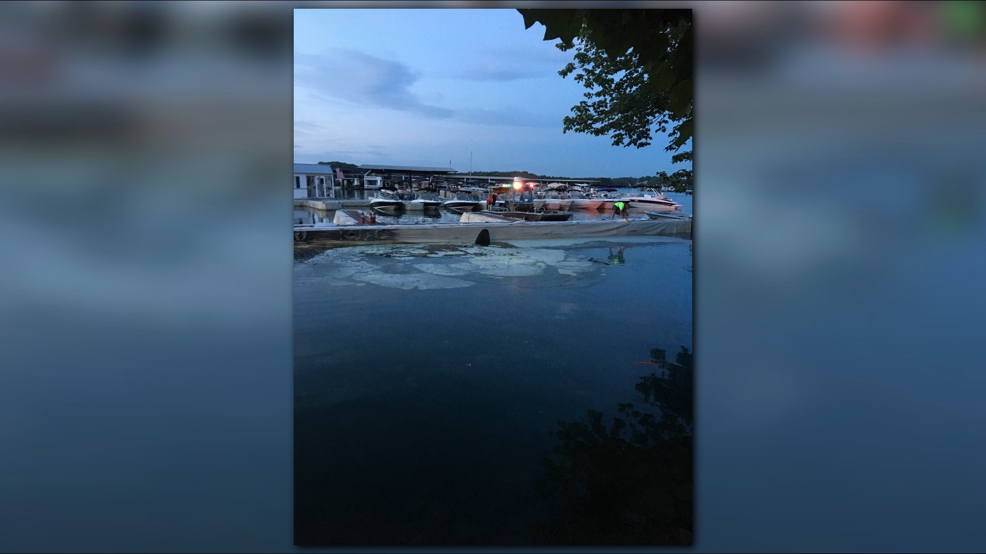 Jet ski explosion on Lake Lanier throws person into water, sends them