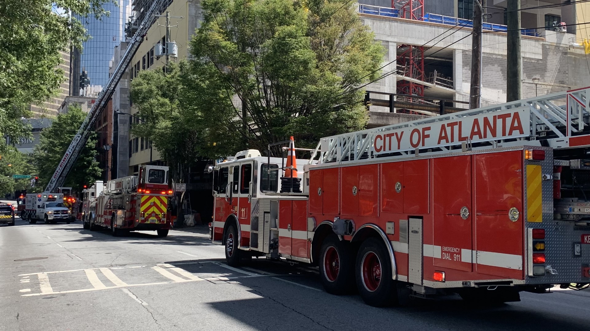 Fire downtown Atlanta today at high-rise building | 11alive.com