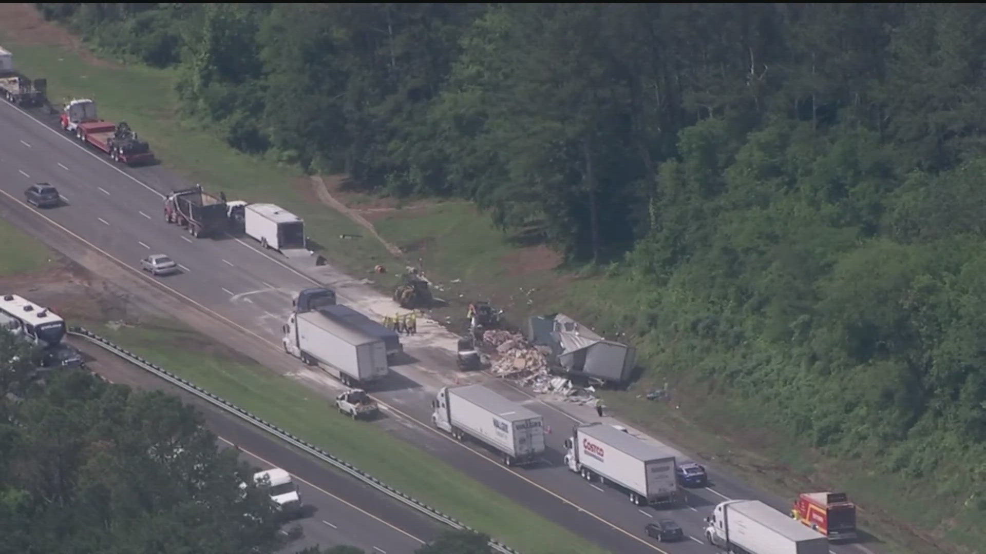3 dead in I 75 South crash near Bartow - Gordon county line | 11alive.com