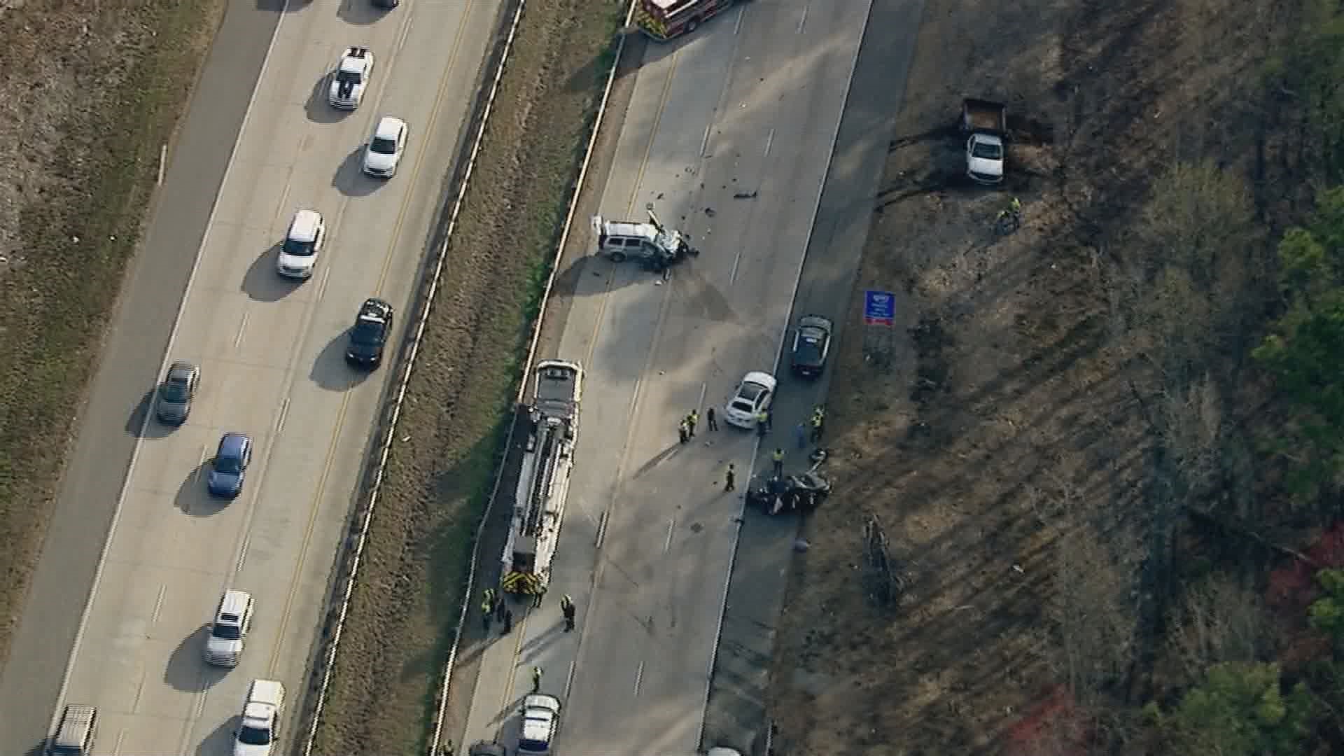 Crash on 400 after driver leads chase in Forsyth County | 11alive.com