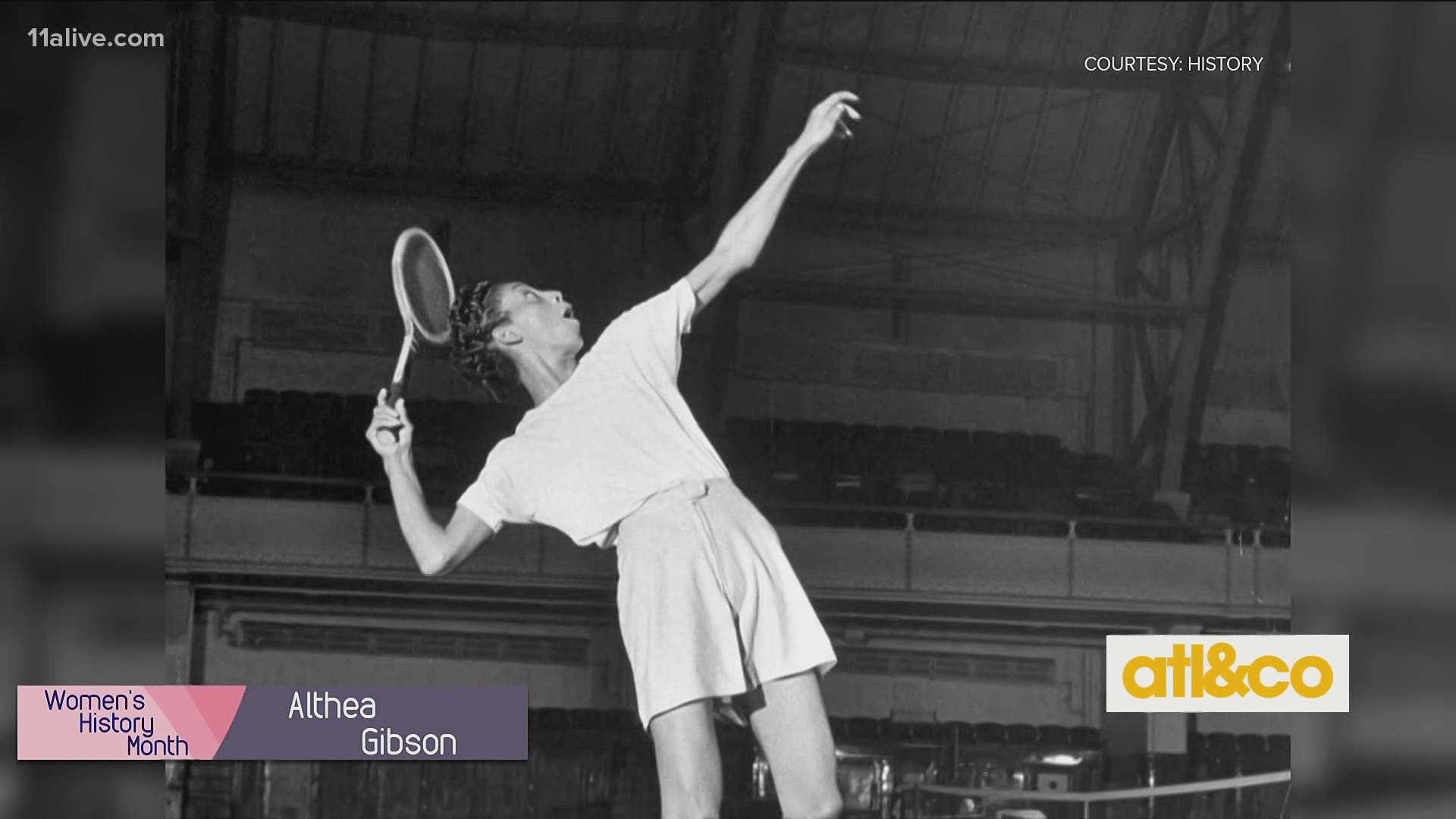 Professional tennis player Althea Gibson was the first African American to win a Grand Slam title, eventually winning 11 and getting inducted into the Hall of Fame.
