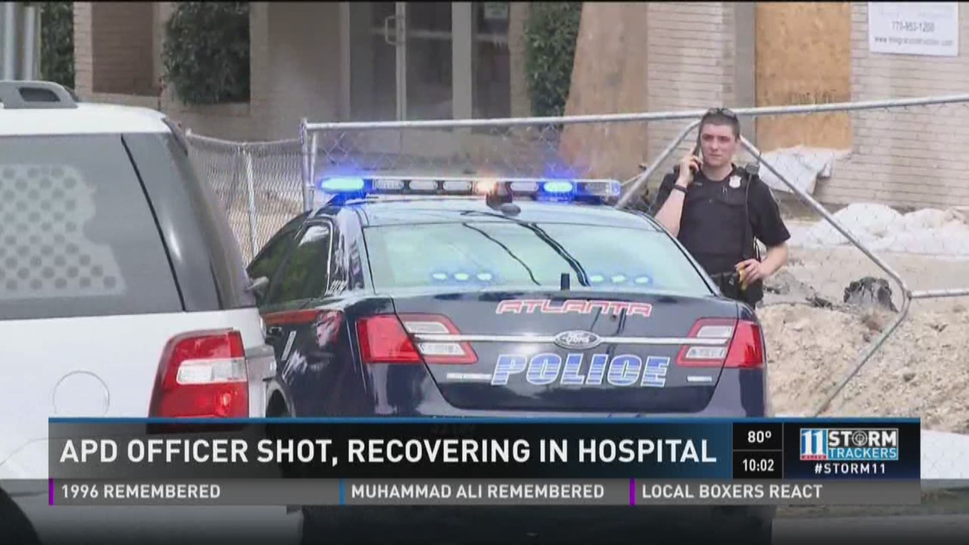 Officer recovering after Buckhead shooting; suspects caught