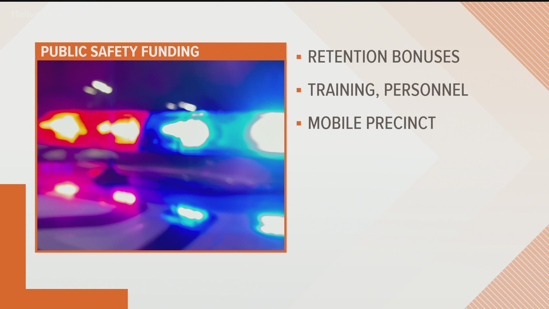 The county announced the plan includes a $3,000 bonus for public safety employees.