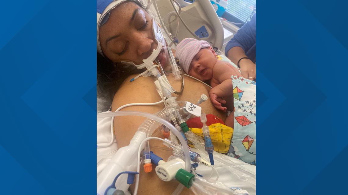 Mom, baby survive catastrophic and rare amniotic fluid embolism