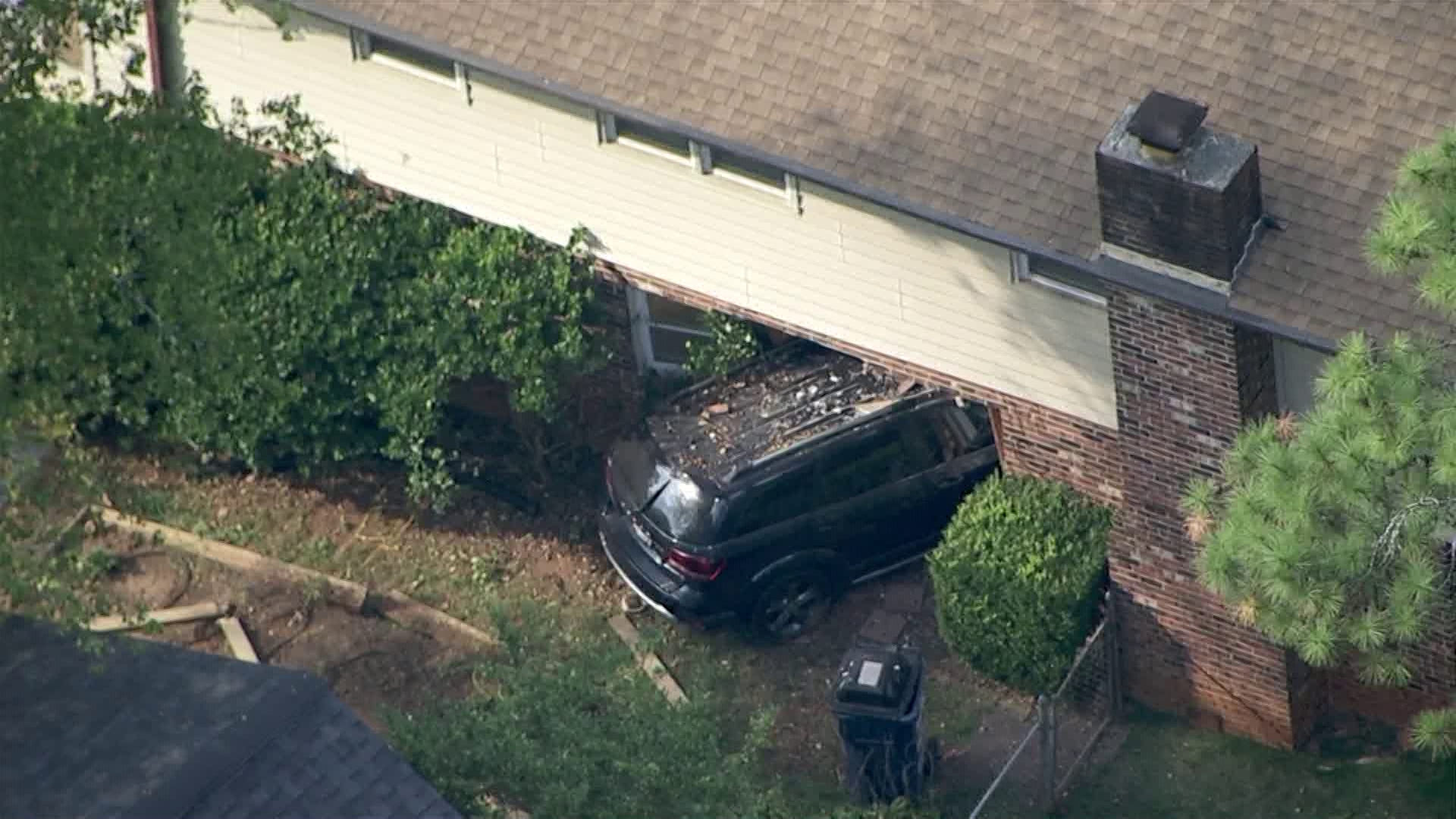 Car crashes into home on Velma Burnes Court in DeKalb | 11alive.com