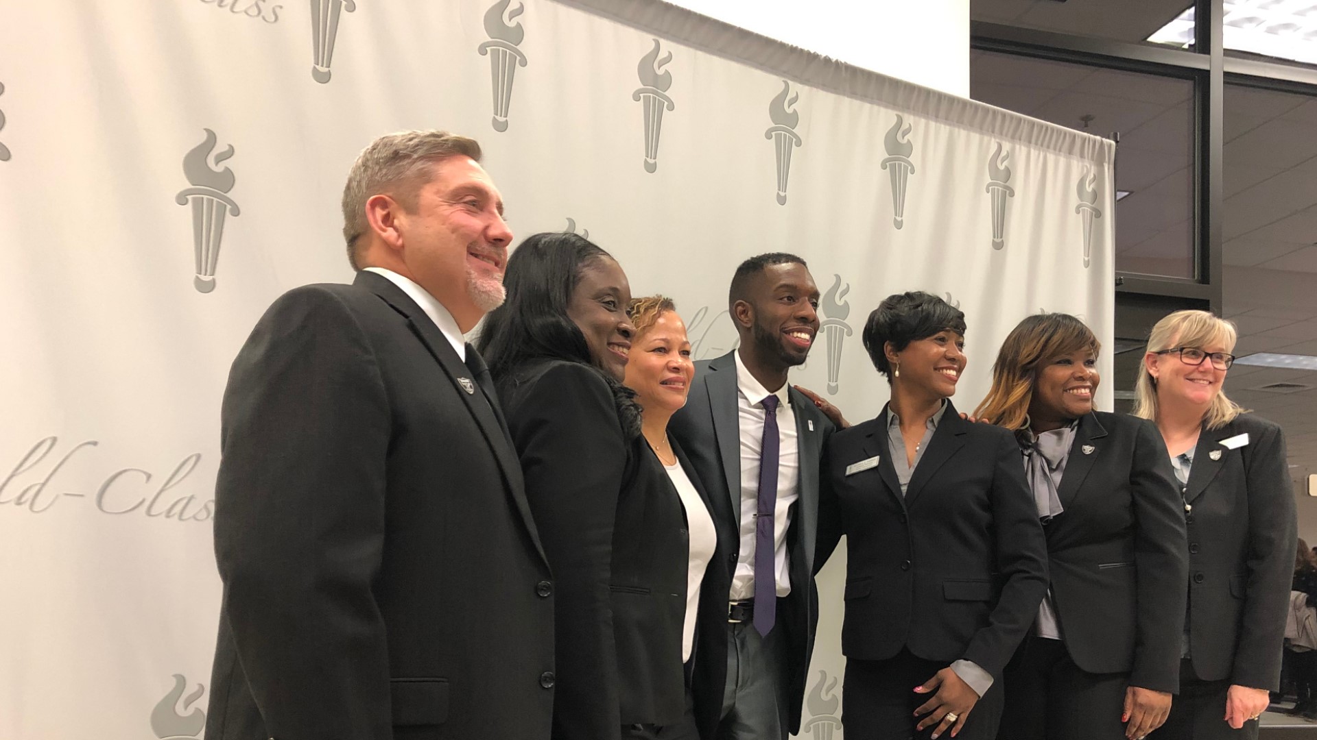Thursday Gwinnett County Board of Education sworn in 26-year-old Everton Blair. Who is the first African American to serve on the school board.