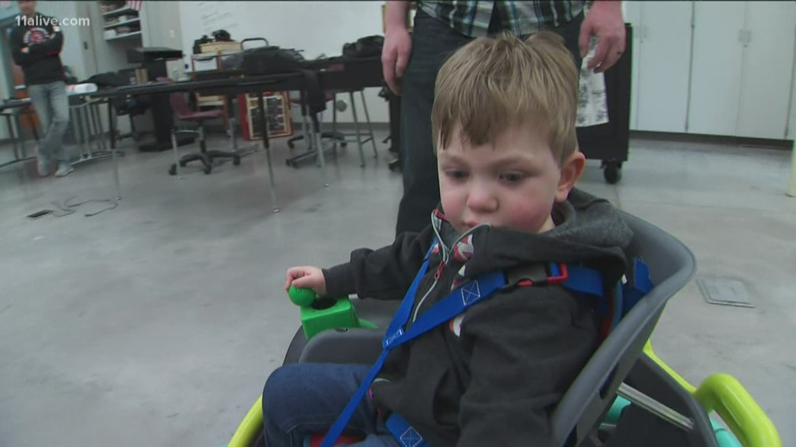 Robotics students build power wheelchair for 2yearold
