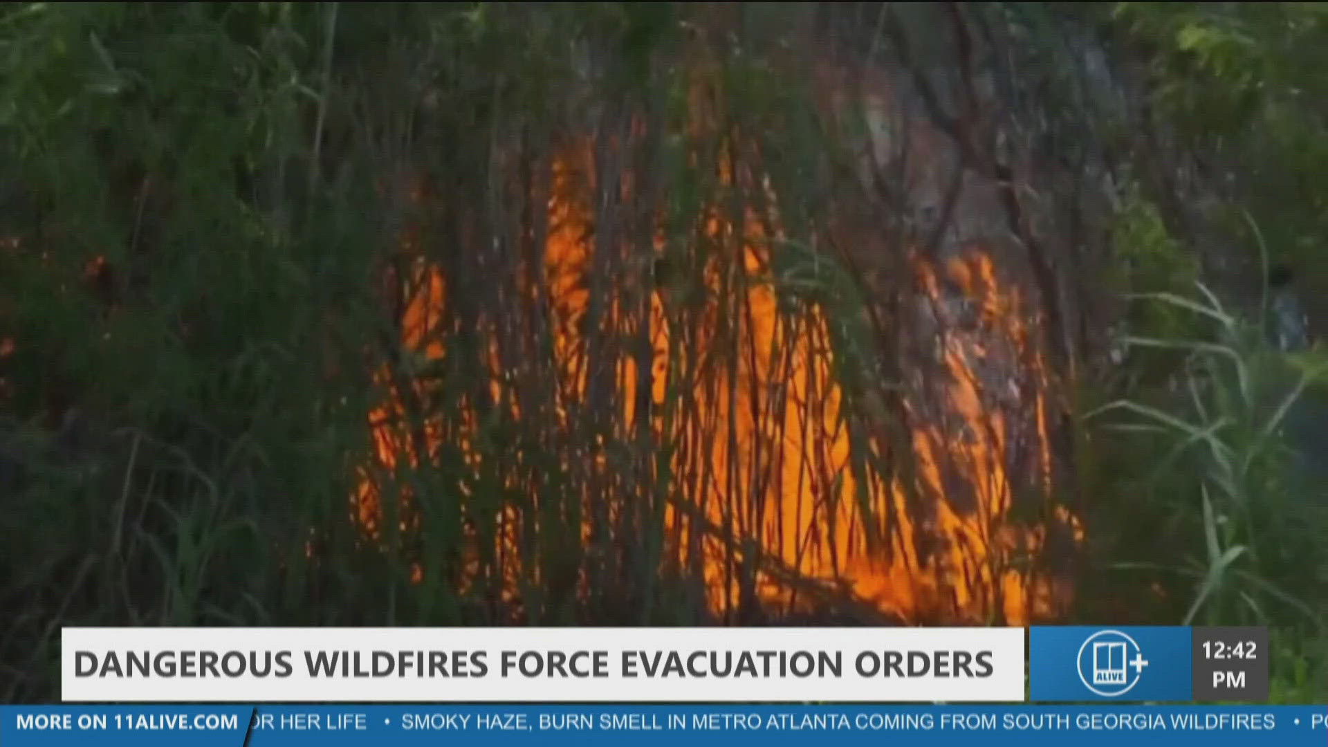 Wildfires force evacuations in Georgia | 11alive.com