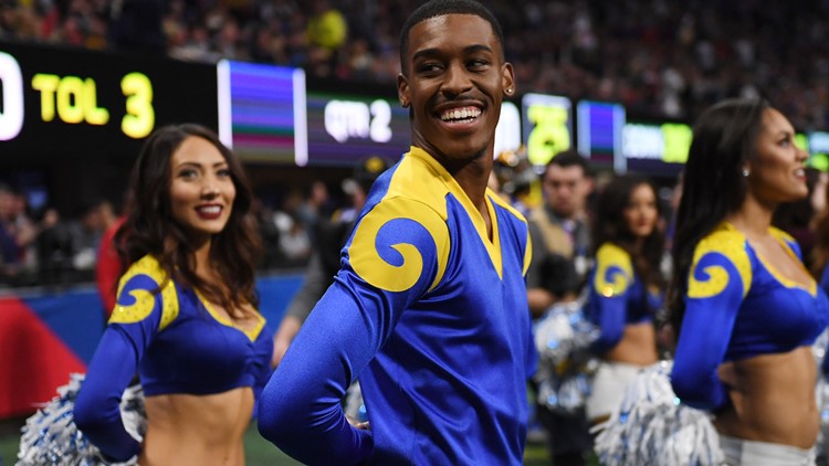 Rams' male cheerleaders make history during Super Bowl LIII in Atlanta