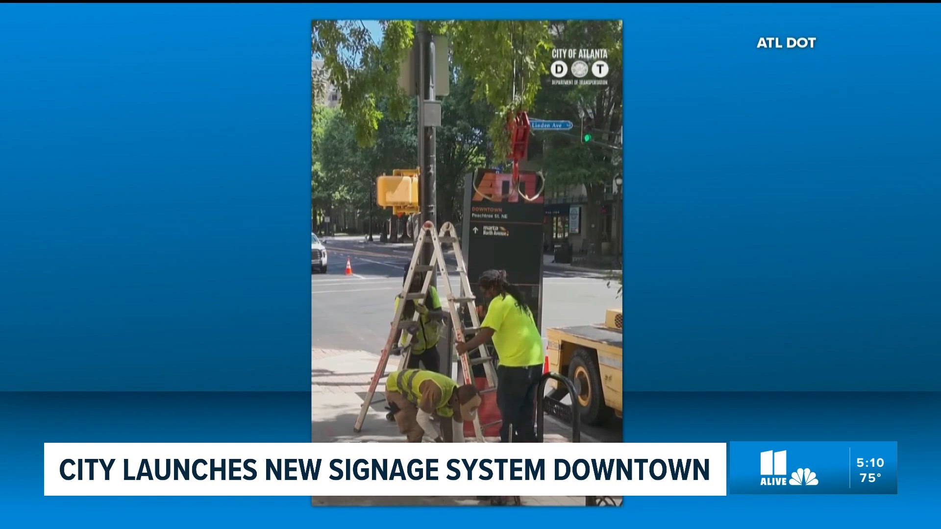 Atlanta launches new signage system downtown | 11alive.com