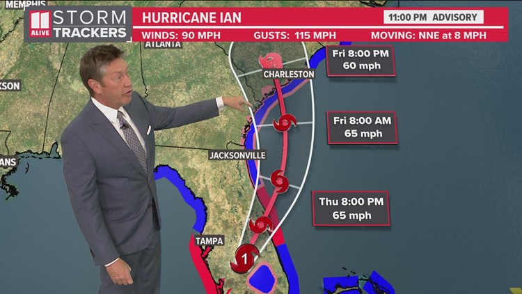Hurricane Ian Updates | Forecast, track and latest models | 11 p.m. Wednesday Advisory