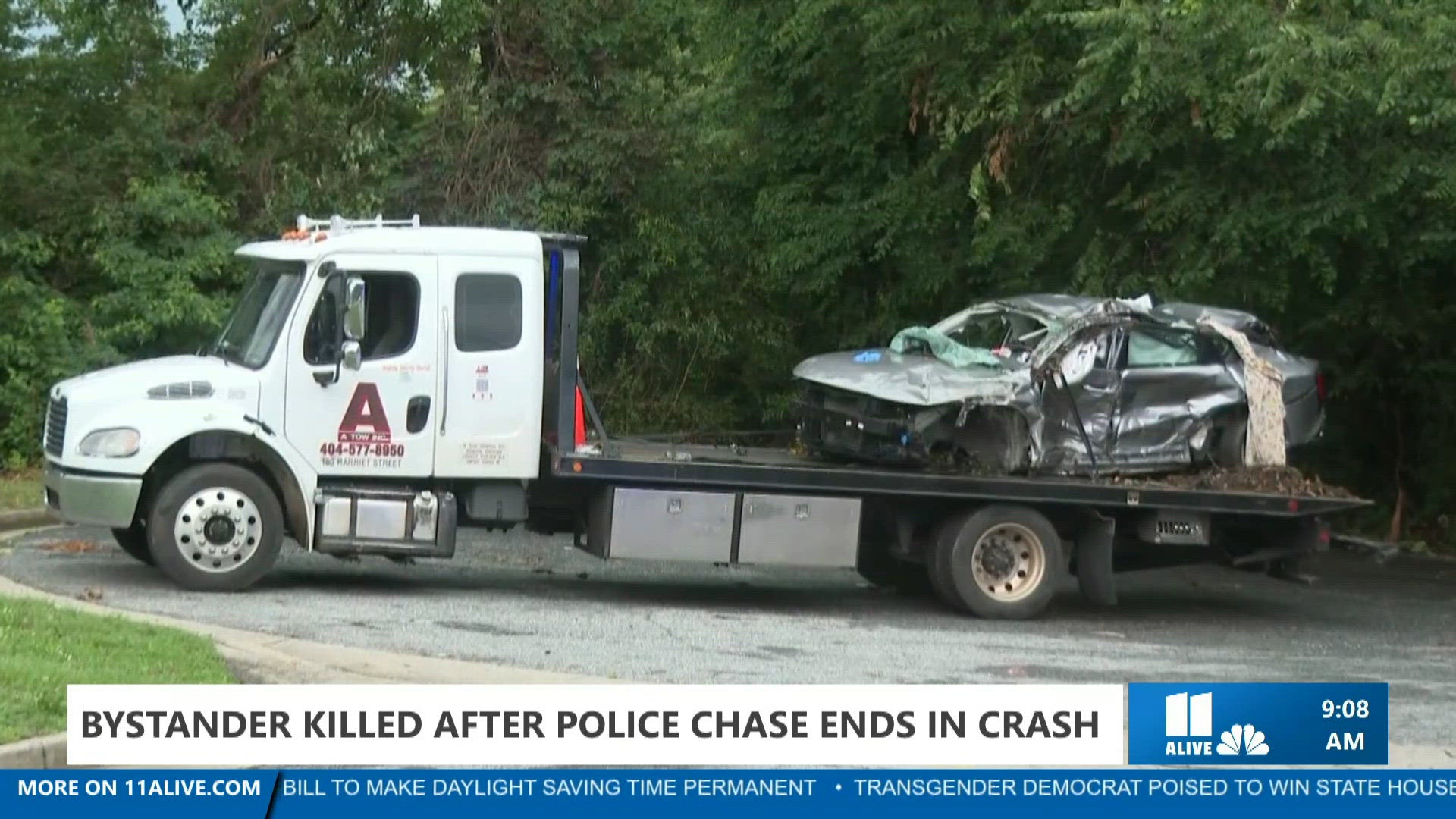 Innocent bystander killed after high-speed chase crash | 11alive.com