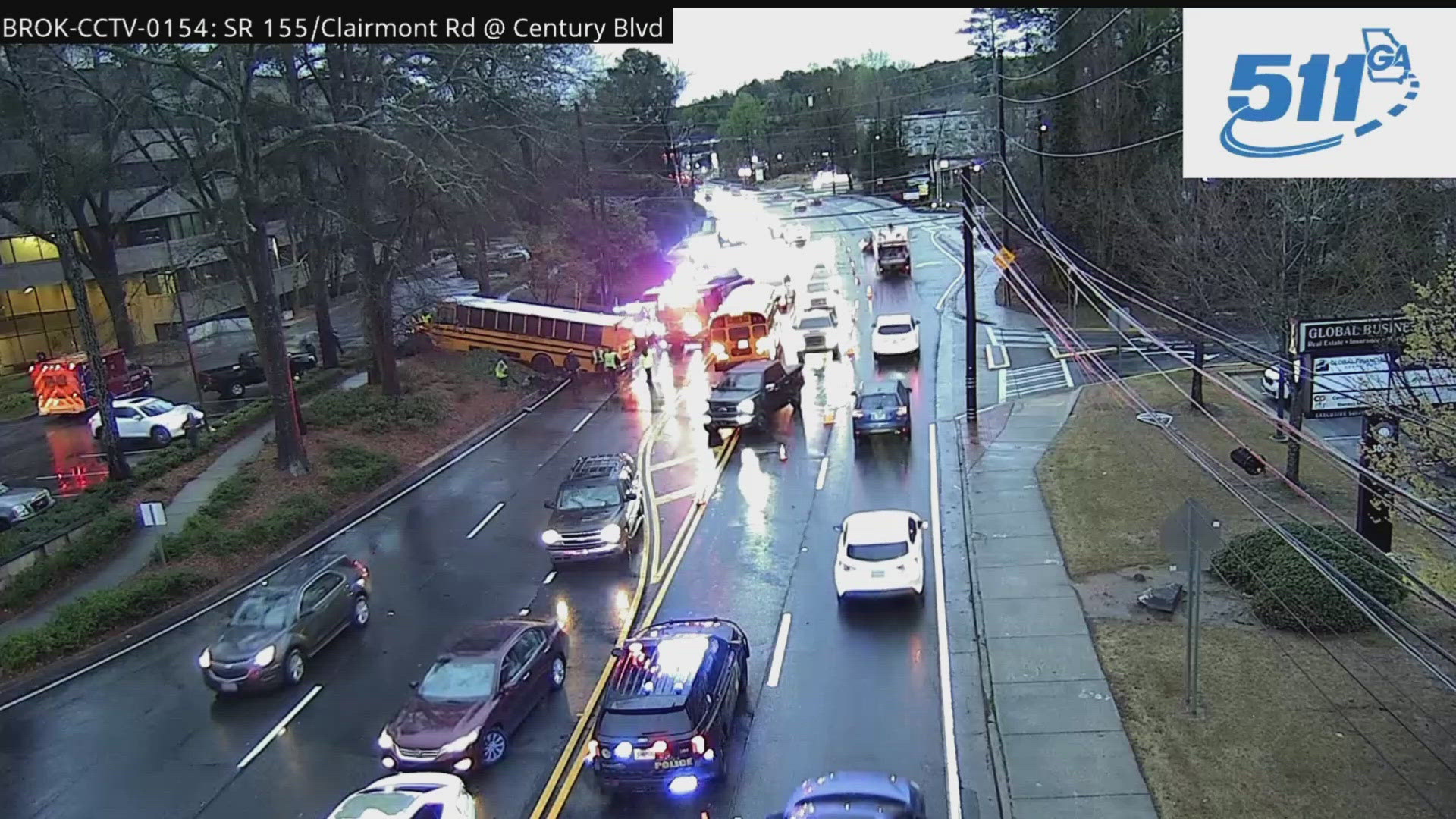 Crash involving school bus in DeKalb County | 11alive.com