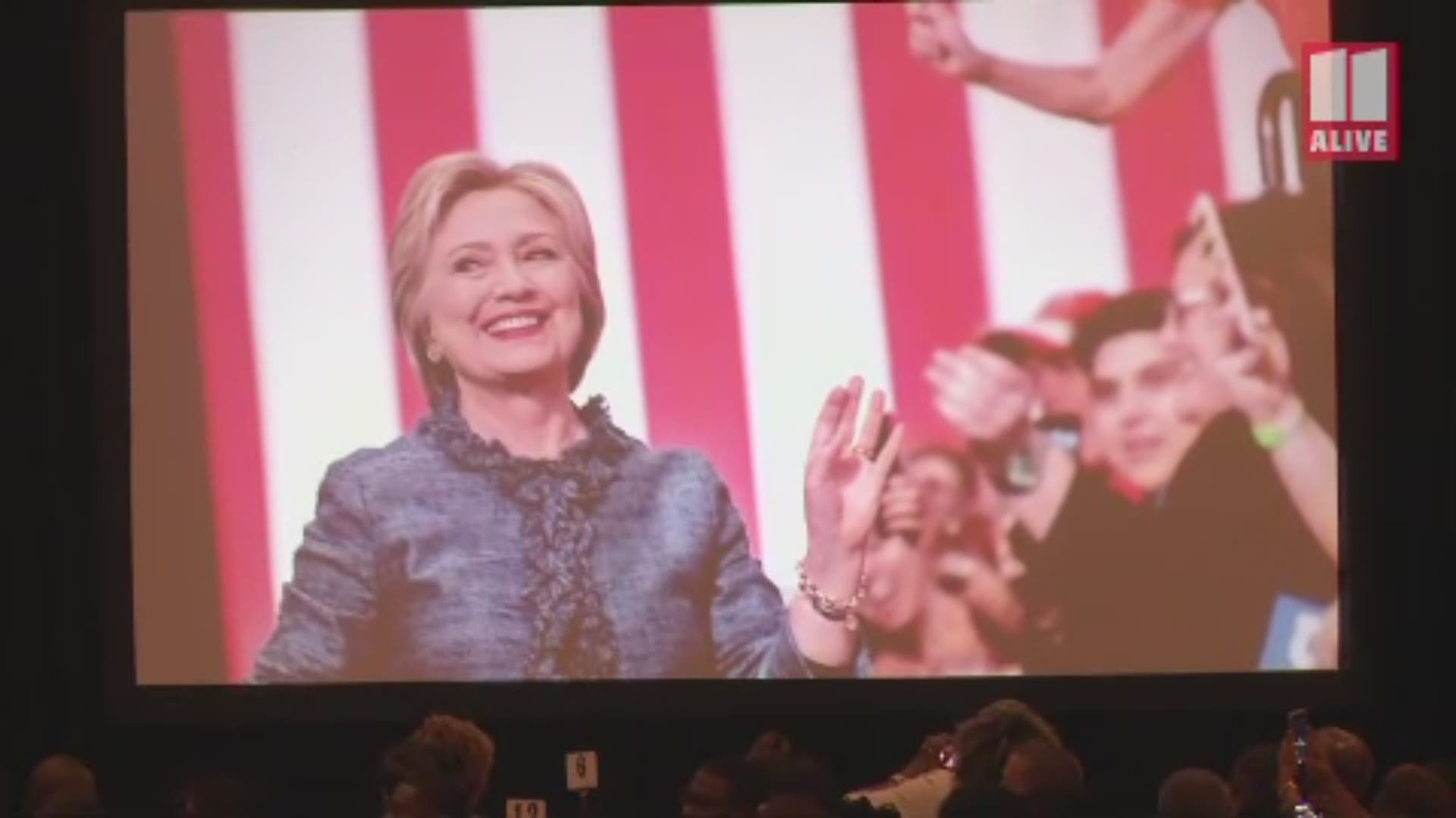 Clinton spoke in Atlanta on Friday.
