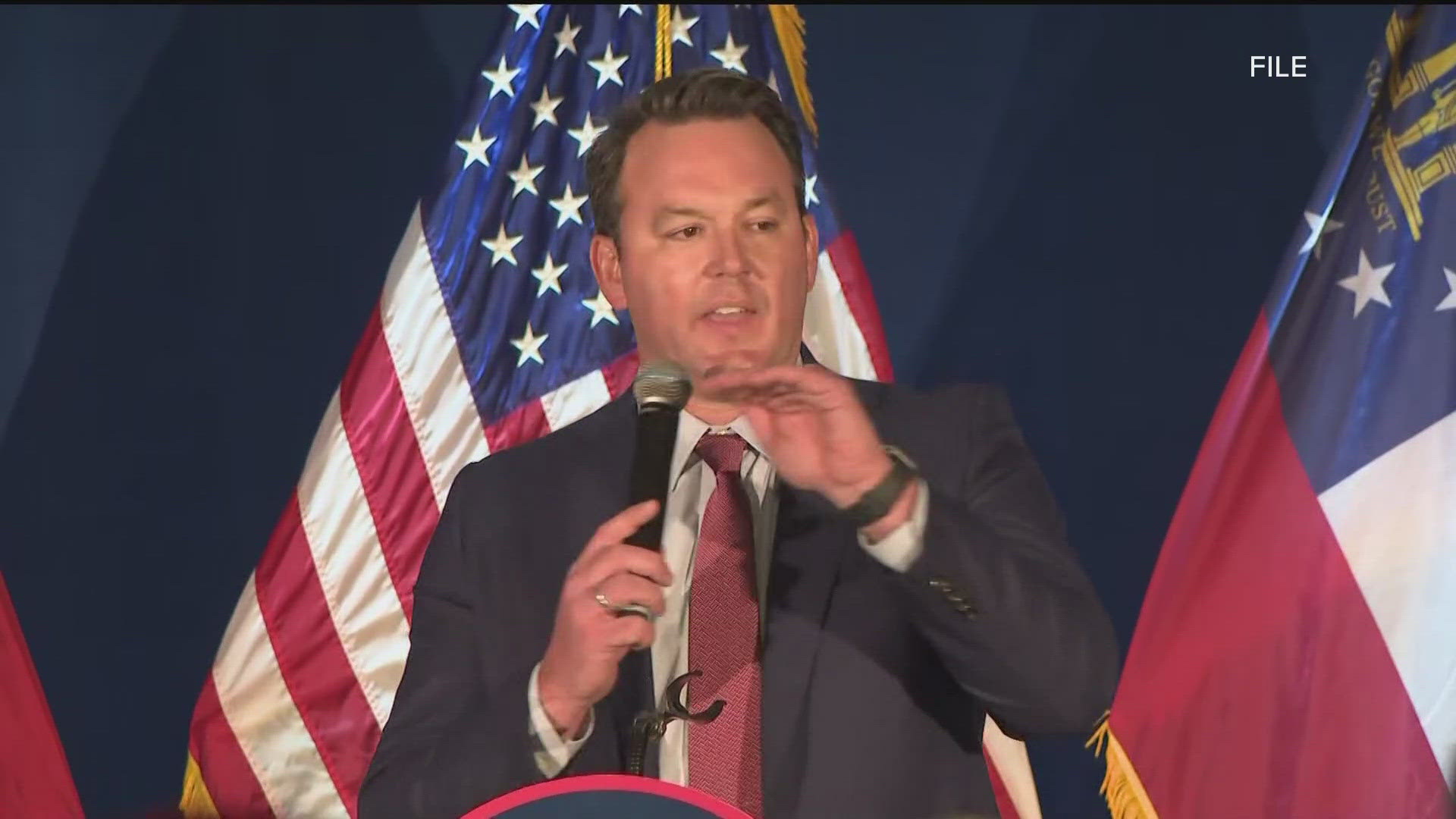 Georgia Lt. Gov. Burt Jones made his long-expected entry into the 2026 race for governor official Tuesday morning.