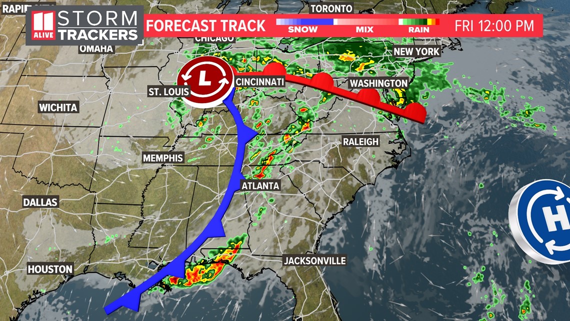Heavy rain, chance for strong storms returns Friday in Atlanta area - Vimarsana News