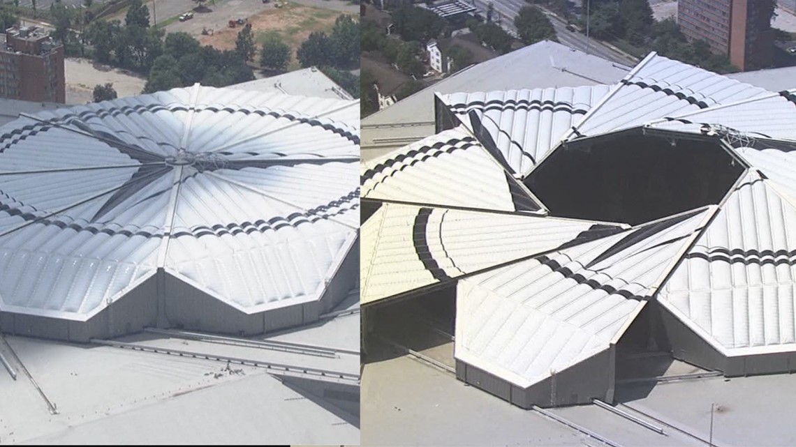 Mercedes Benz Stadium Roof OFFICIALLY Functional 