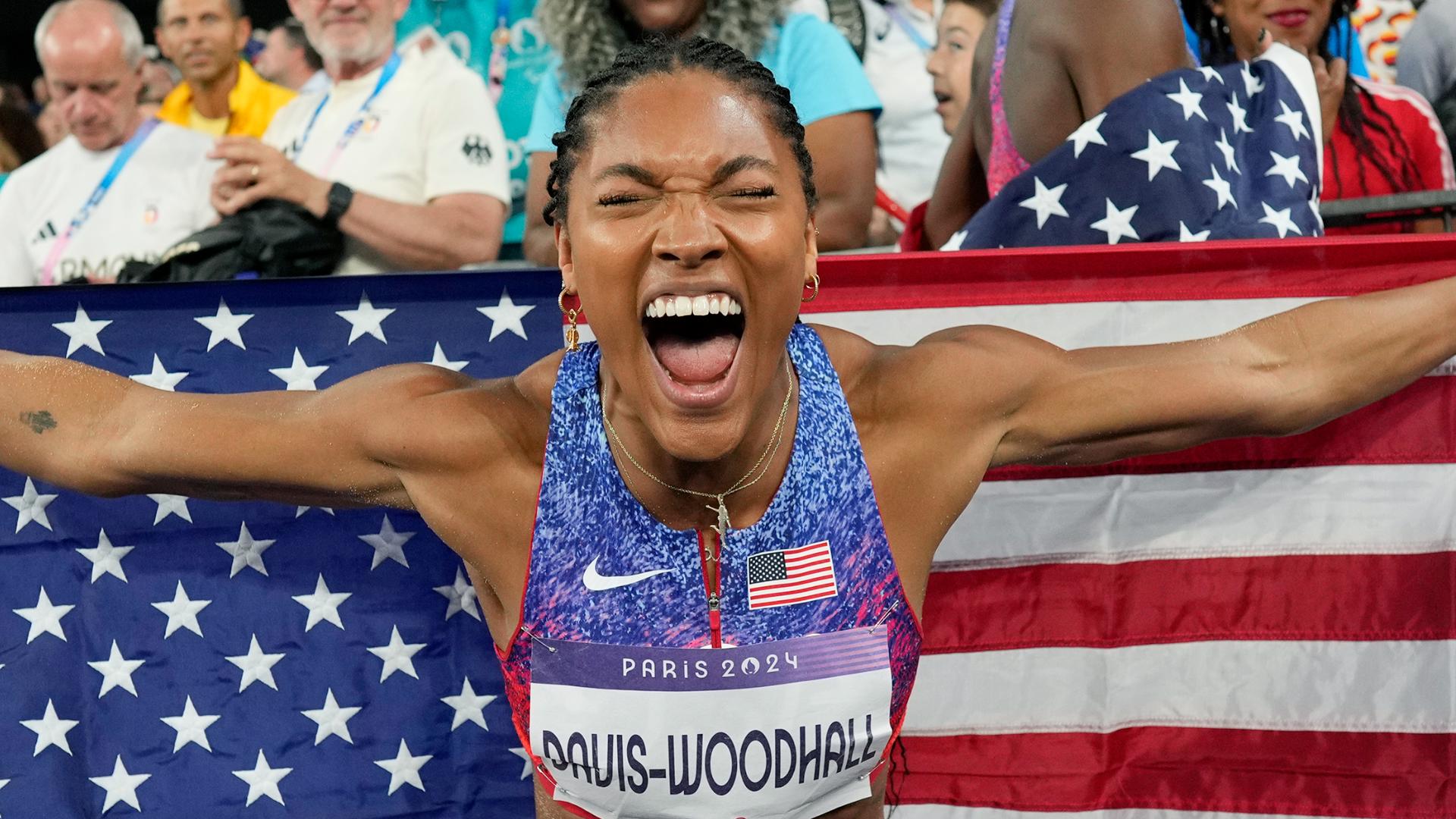 The former University of Georgia track and field long jumper captured gold on Aug. 8.