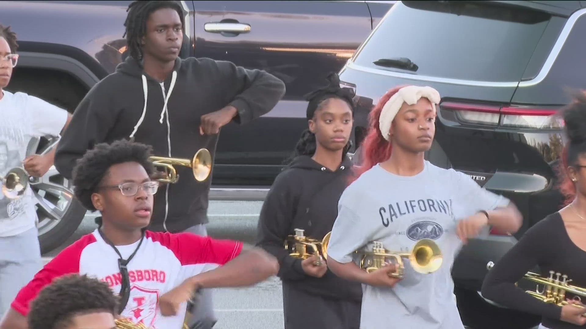 The Jonesboro High School band is getting ready to play on the national stage.