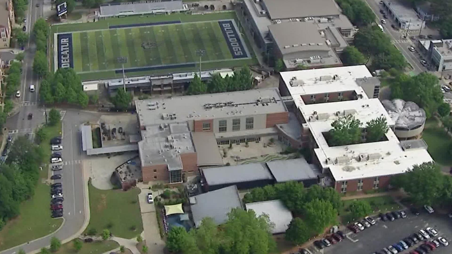 A lockdown at Decatur High School has been lifted after a gun was found on campus on Friday, according to school officials and the Decatur Police Department.