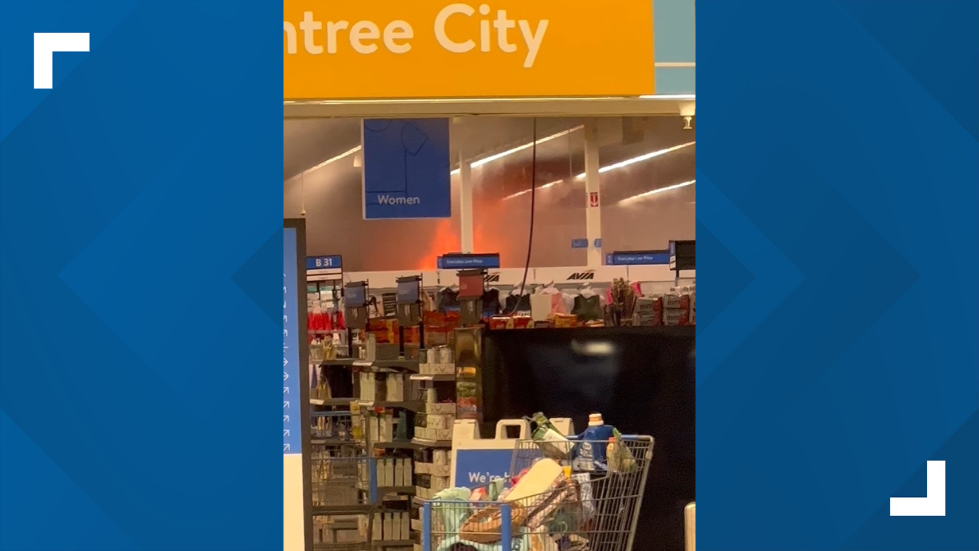 Walmart fire in Peachtree City Arson suspected