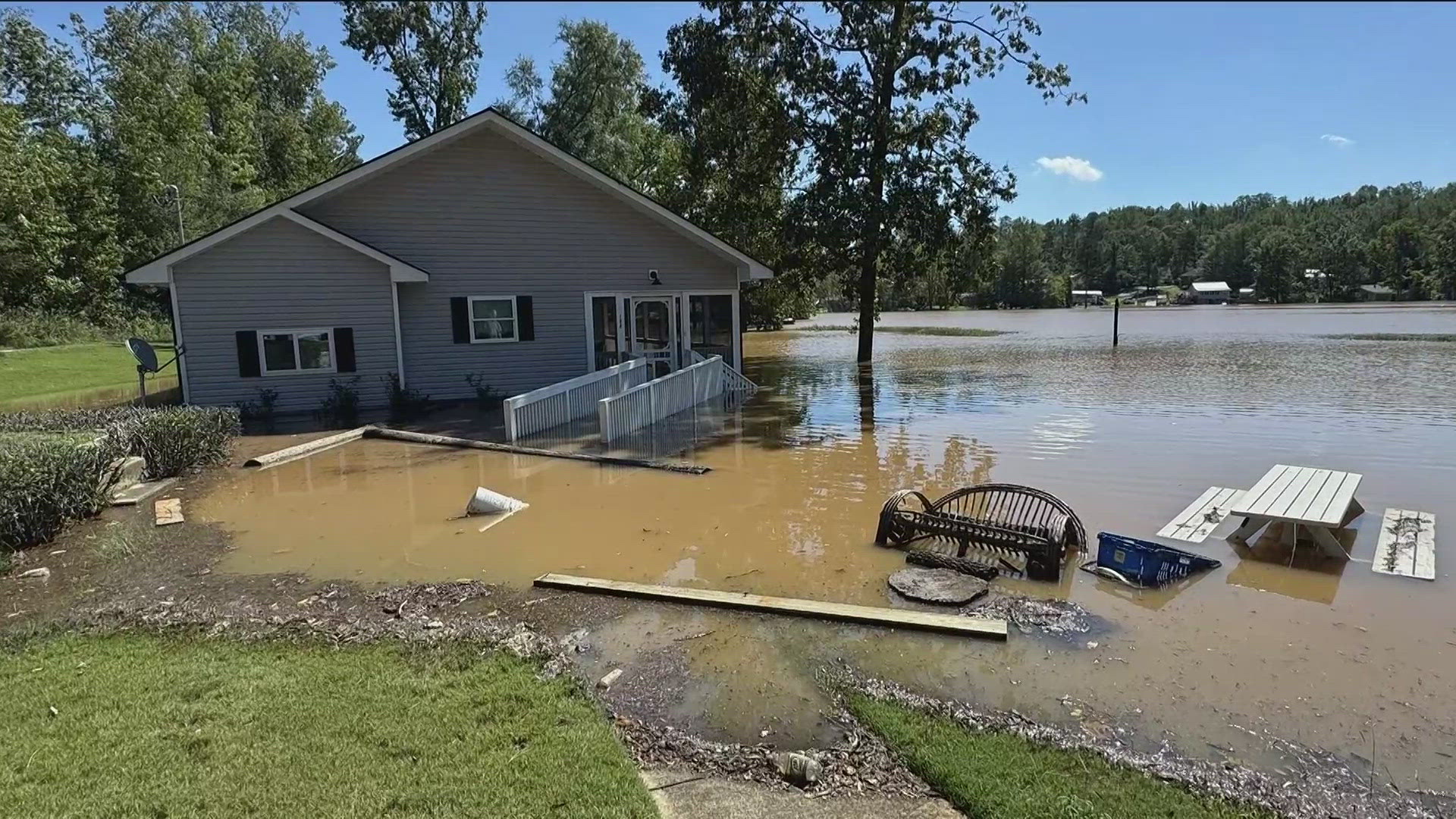 Helene made landfall in Florida as a Category 4 hurricane on late Thursday night before moving into Georgia.