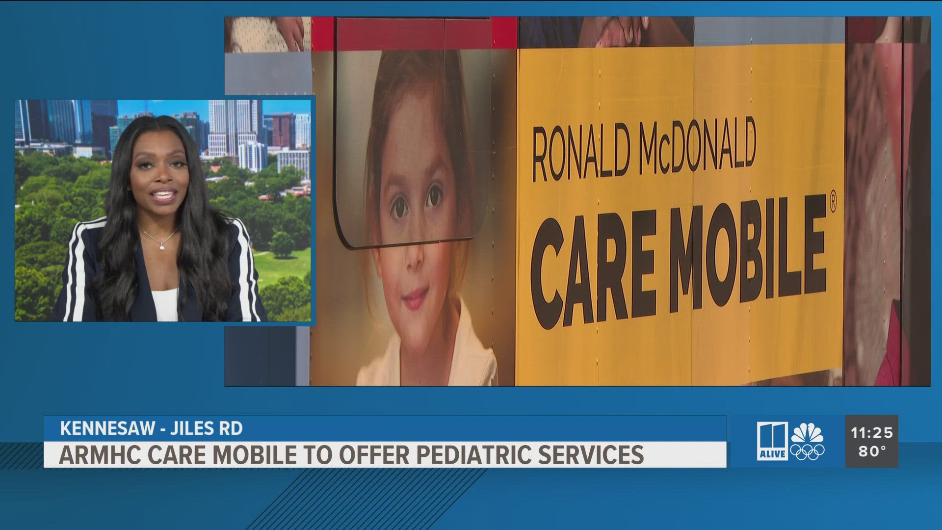 The Care Mobile will be parked outside the Kennesaw McDonalds on Jiles Rd.