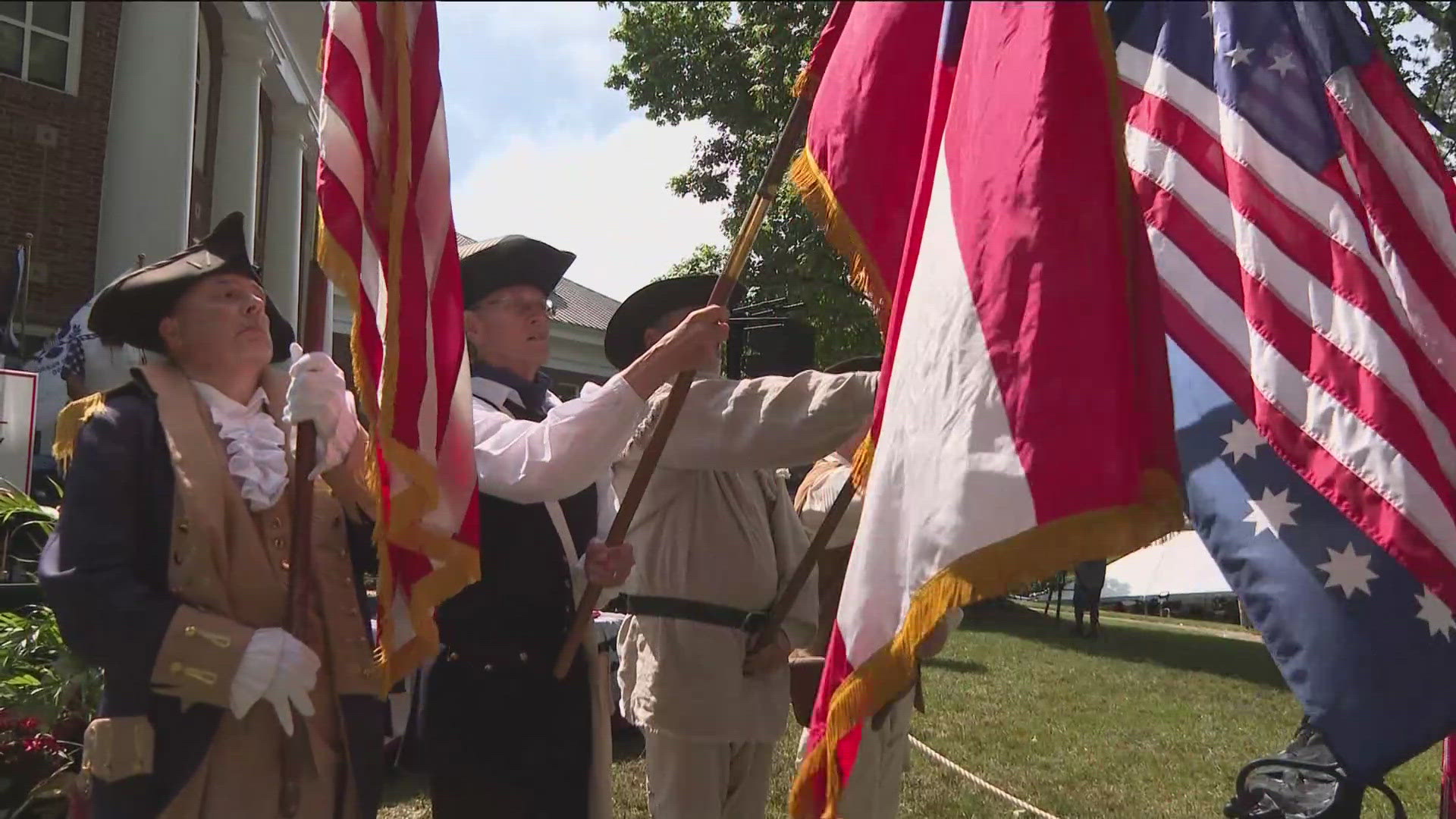 "Those who have sacrificed and not necessarily lost their lives but they lost themselves," said Sgt. Maj. Joseph Sanders.