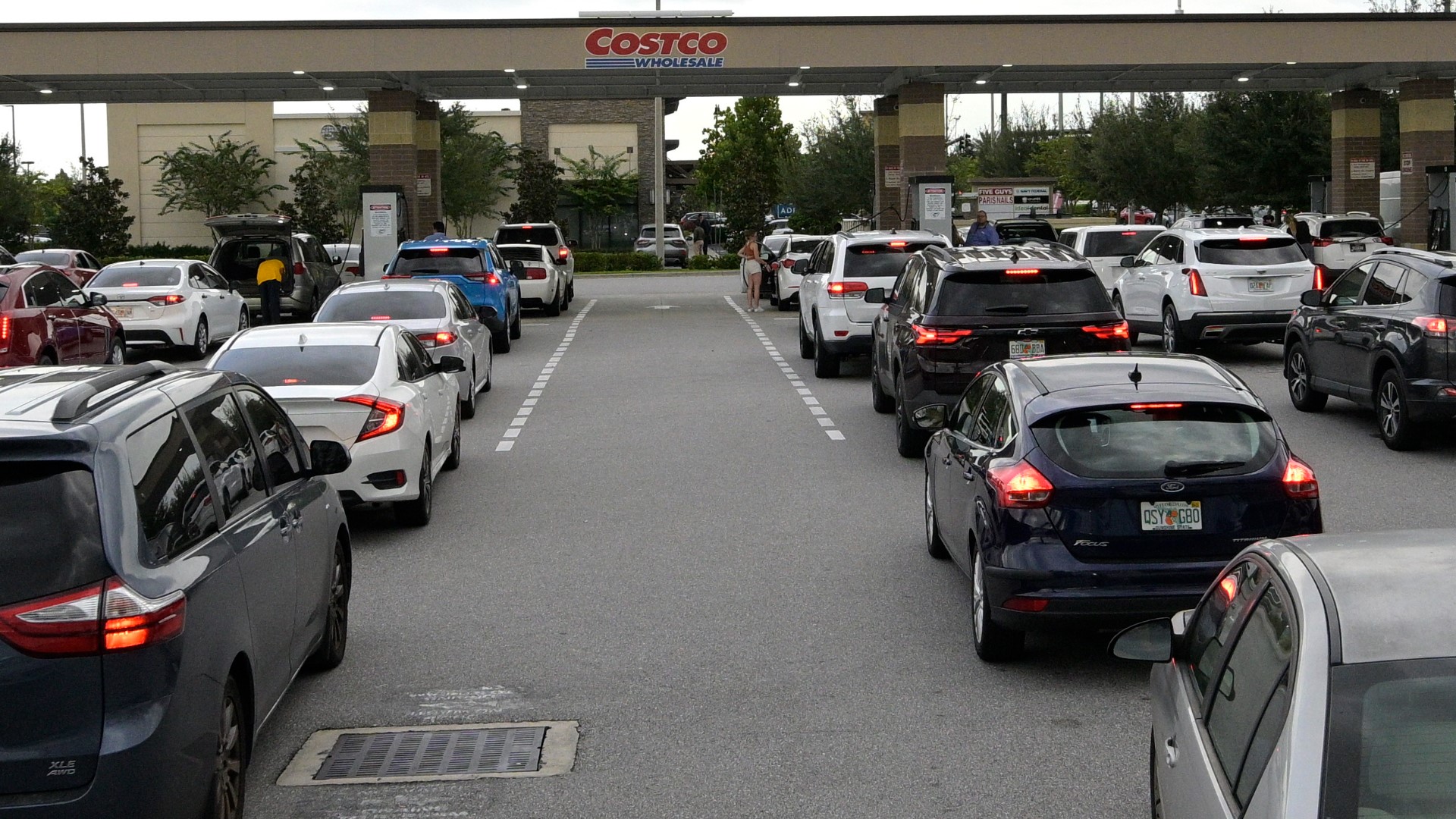 Gas prices just took a dip.