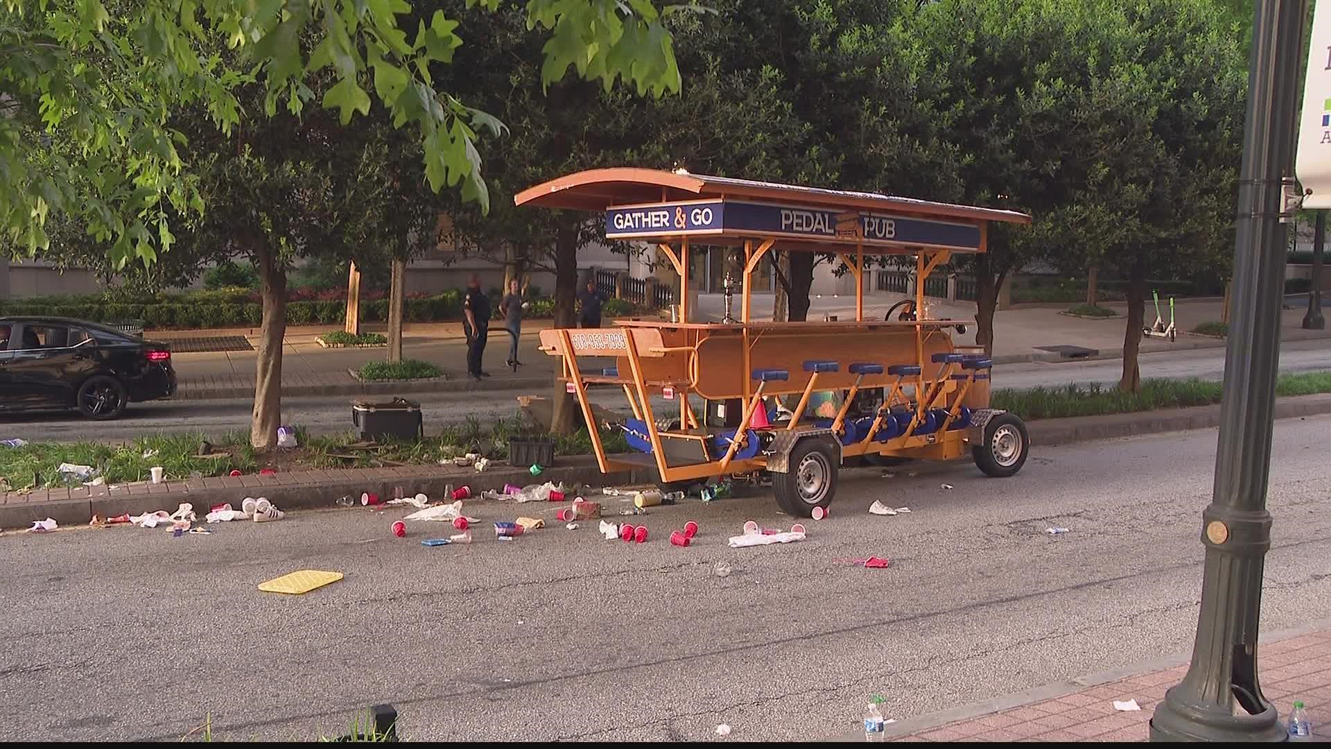 'Pedal Pub' driver charged with DUI after crash