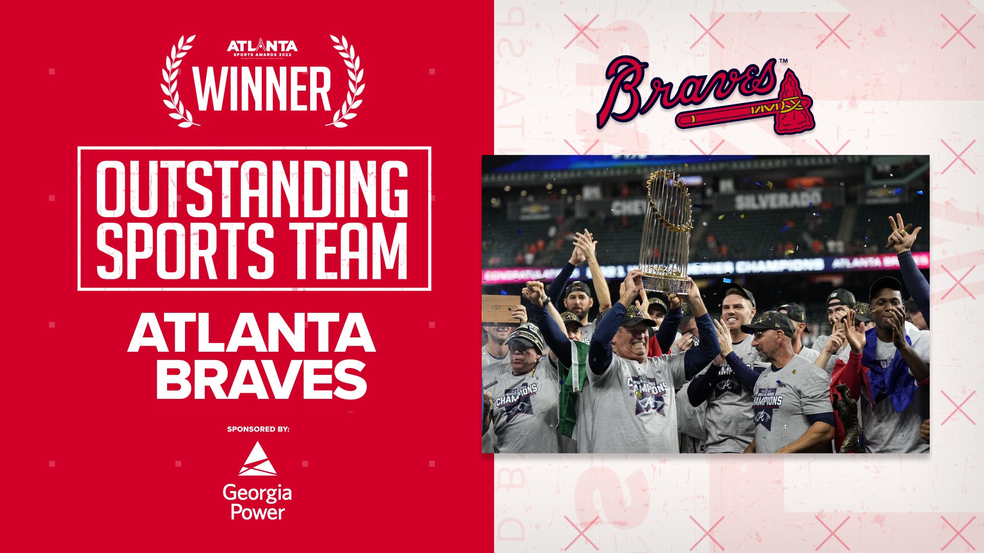 The Braves won their fourth consecutive division title, then moved on to claim the National League Pennant and of course they didn’t stop there.
