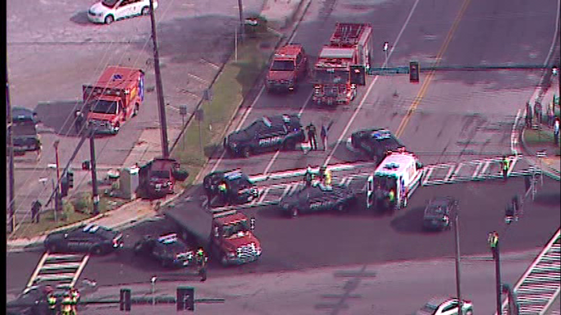 Lawrenceville Highway crash Police chase hitandrun suspects