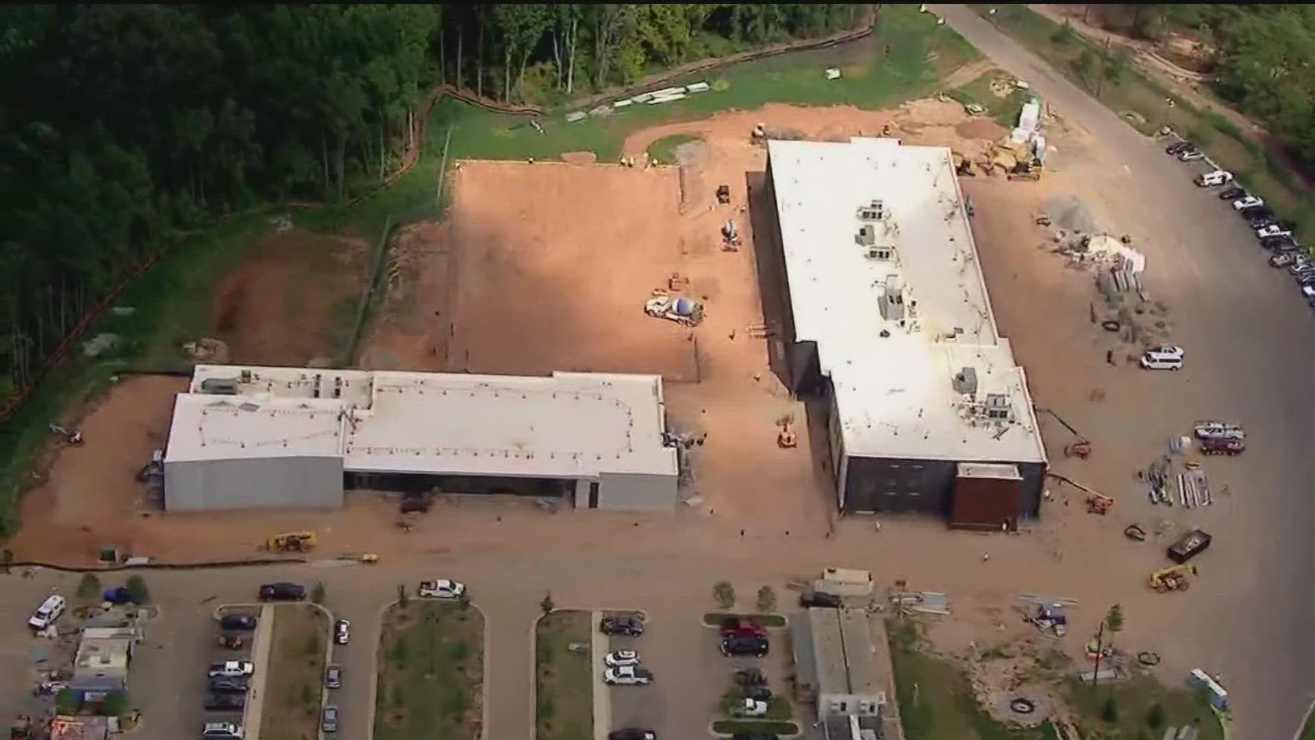 On Wednesday, APD said three incendiary devices were set off at a development in east Atlanta, damaging equipment owned by a company working on the training center.