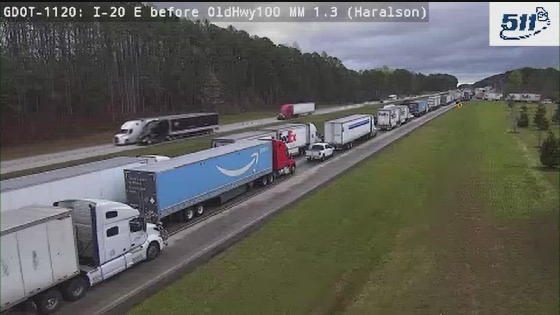 That's when deputies head out to the Georgia line on I-20 to join the pursuit.