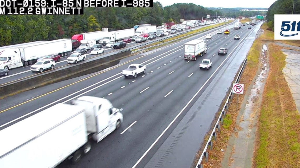I 85 South traffic Gwinnett County shutdown police activity | 11alive.com