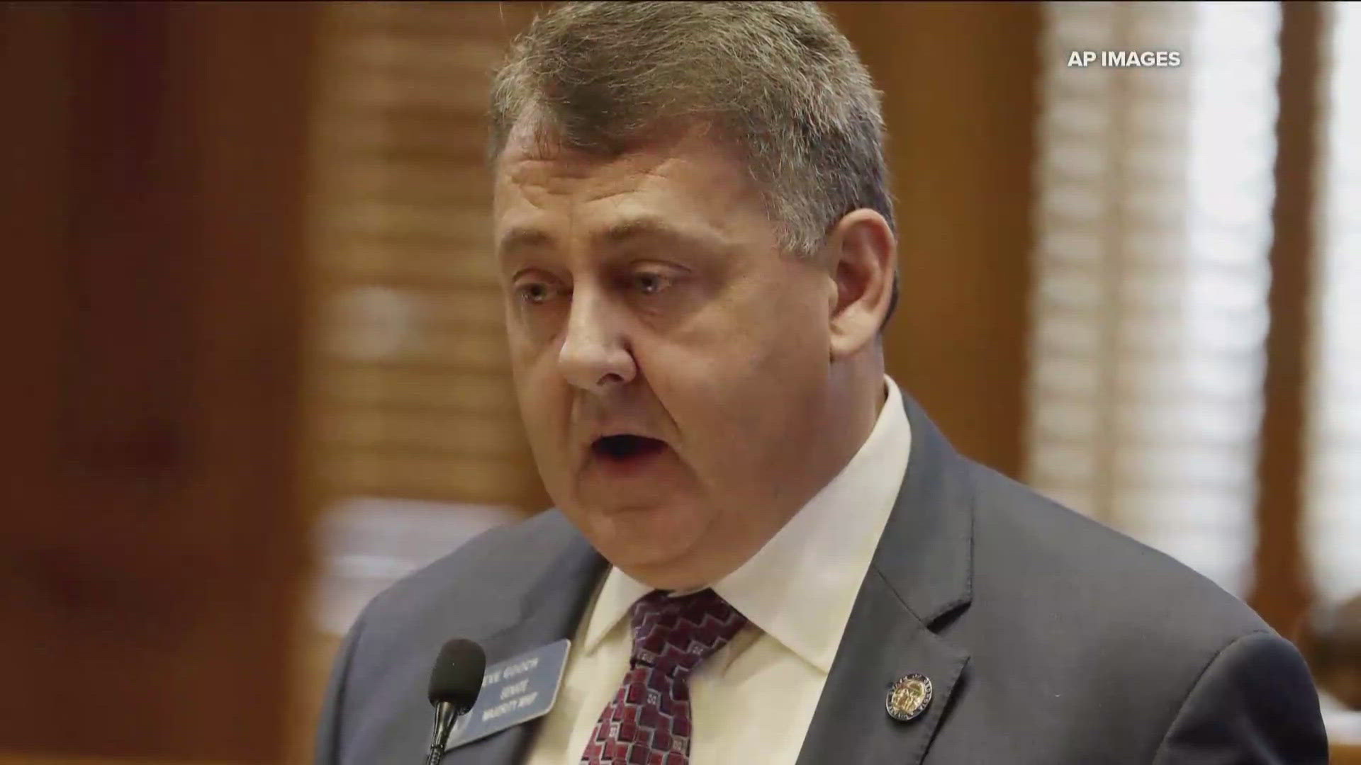Gooch is the current Republican majority leader in the state Senate, and has been a state senator for 14 years. 