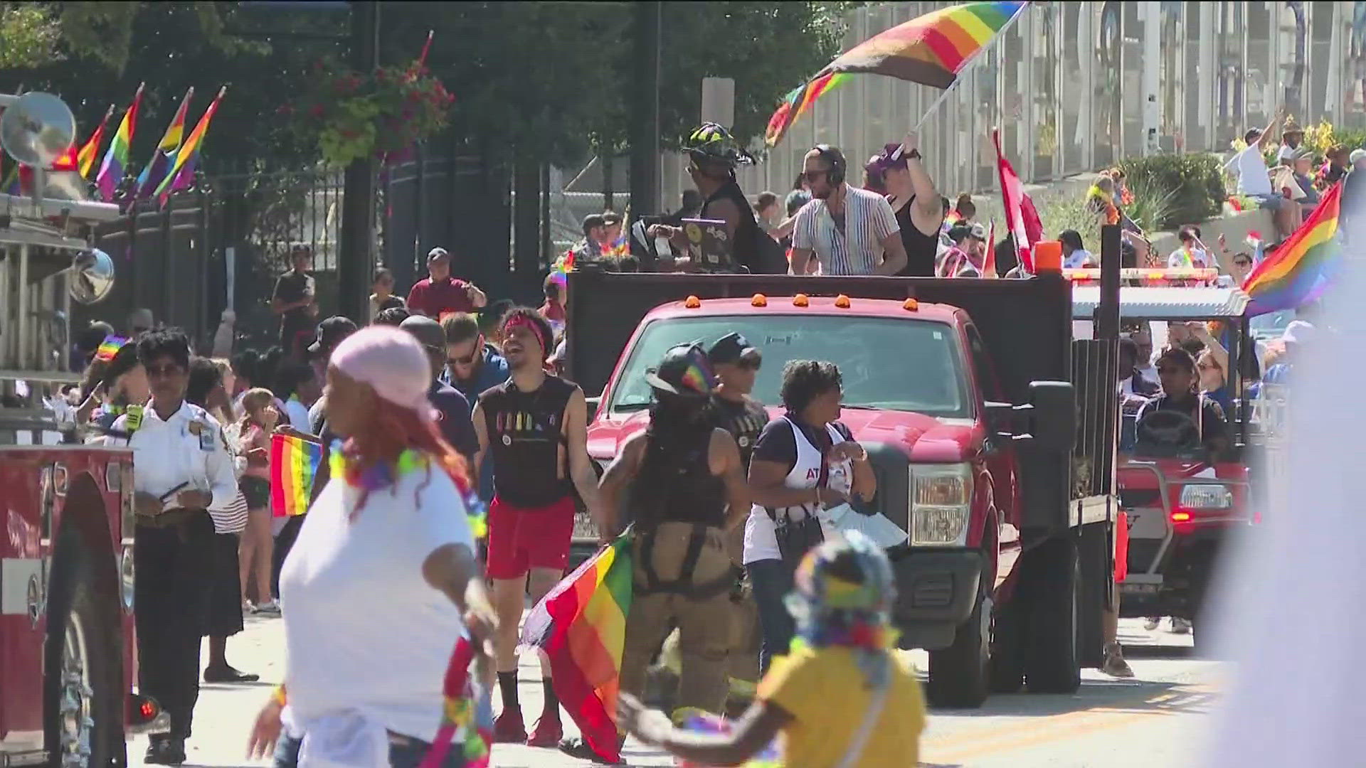 The main parade was held on Sunday.