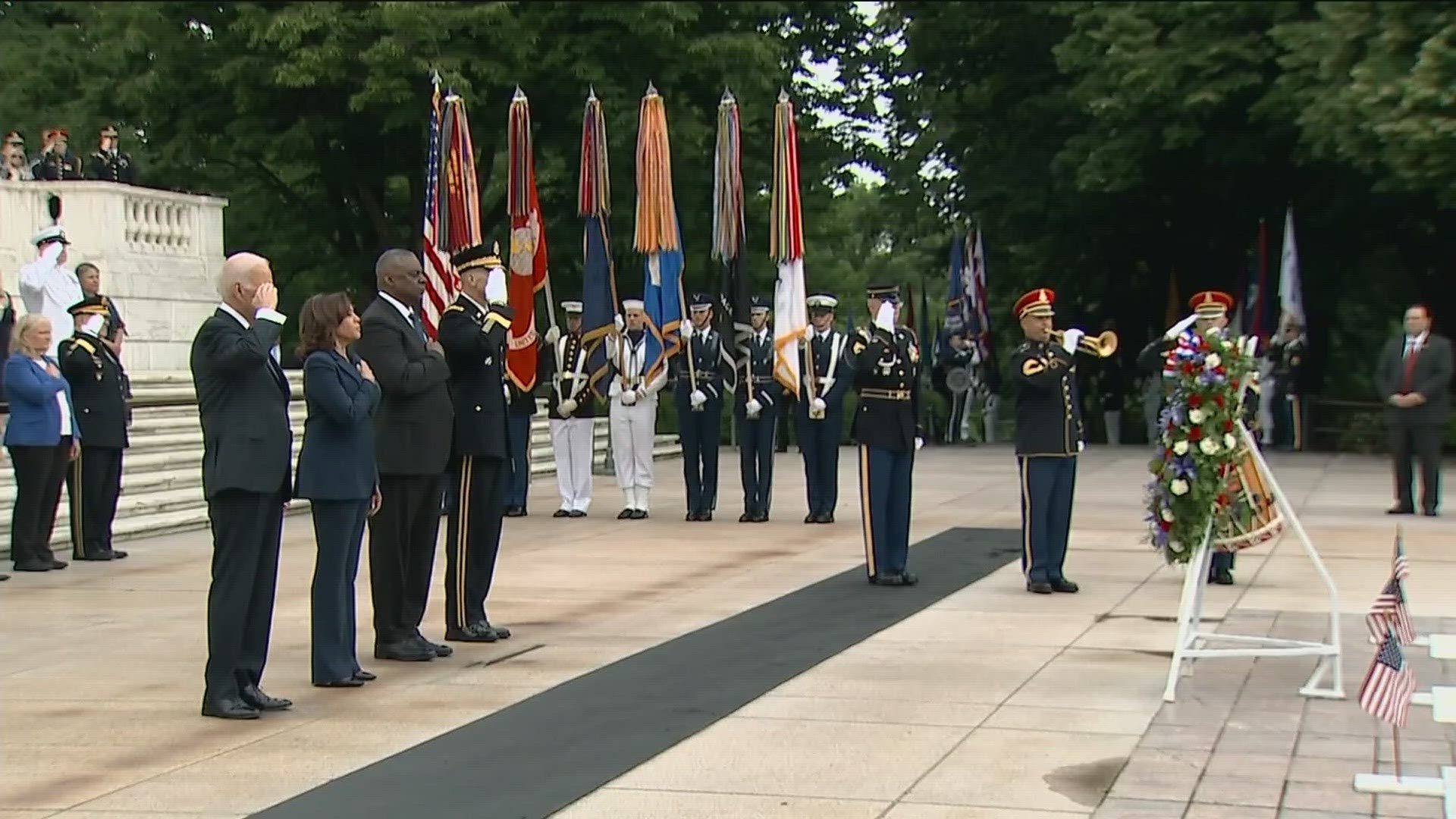 President Biden Lays Wreath At Tomb Of Unknown Soldier Memorial Day 8314