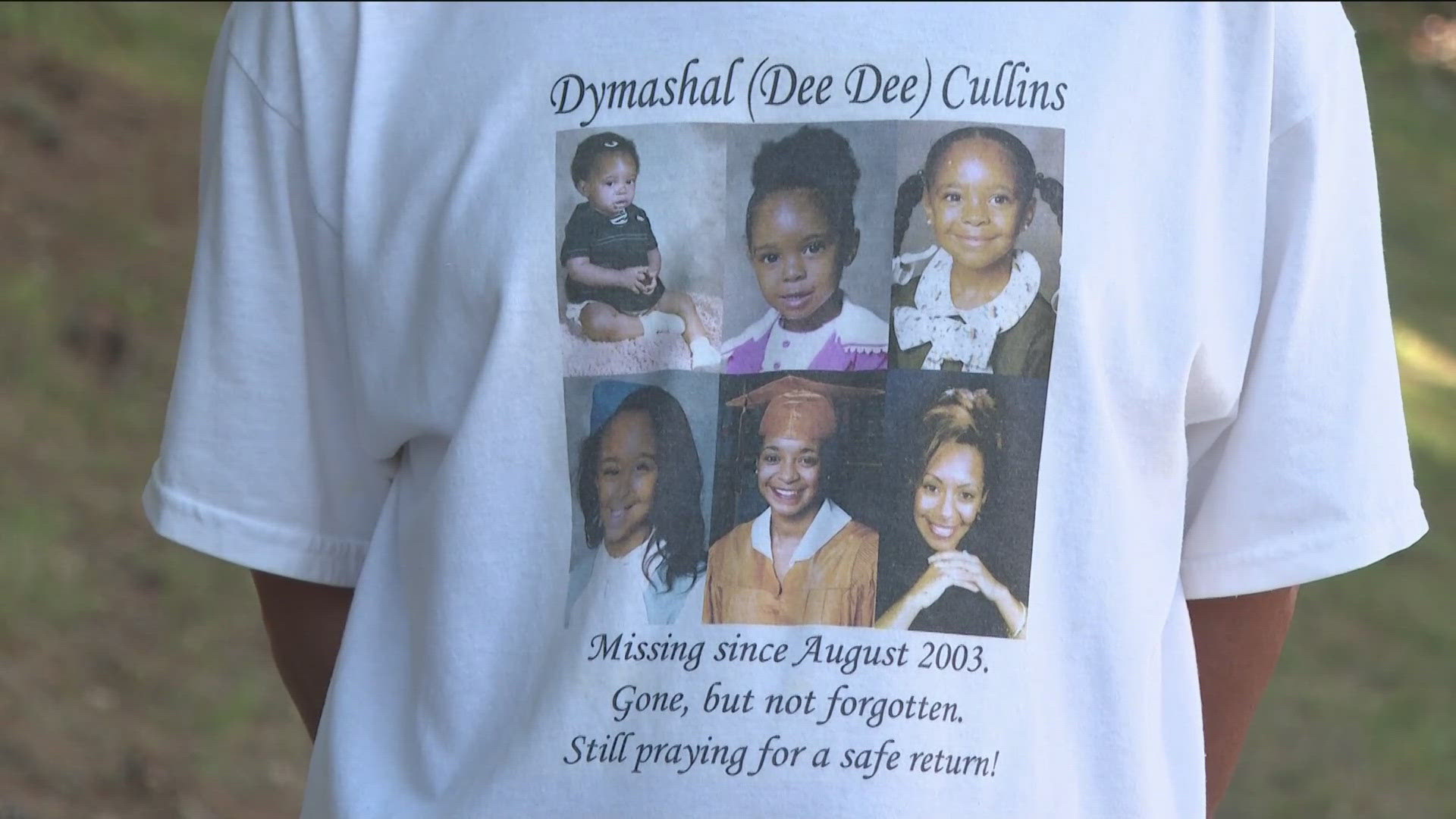 Dymashal Cullins was last seen in August of 2003.