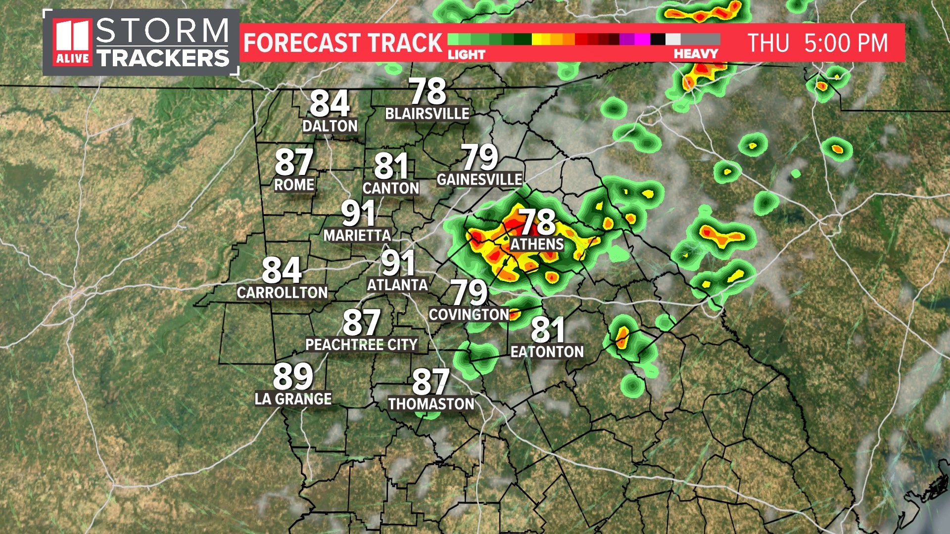 Atlanta live weather updates September 7 2023 | 11alive.com