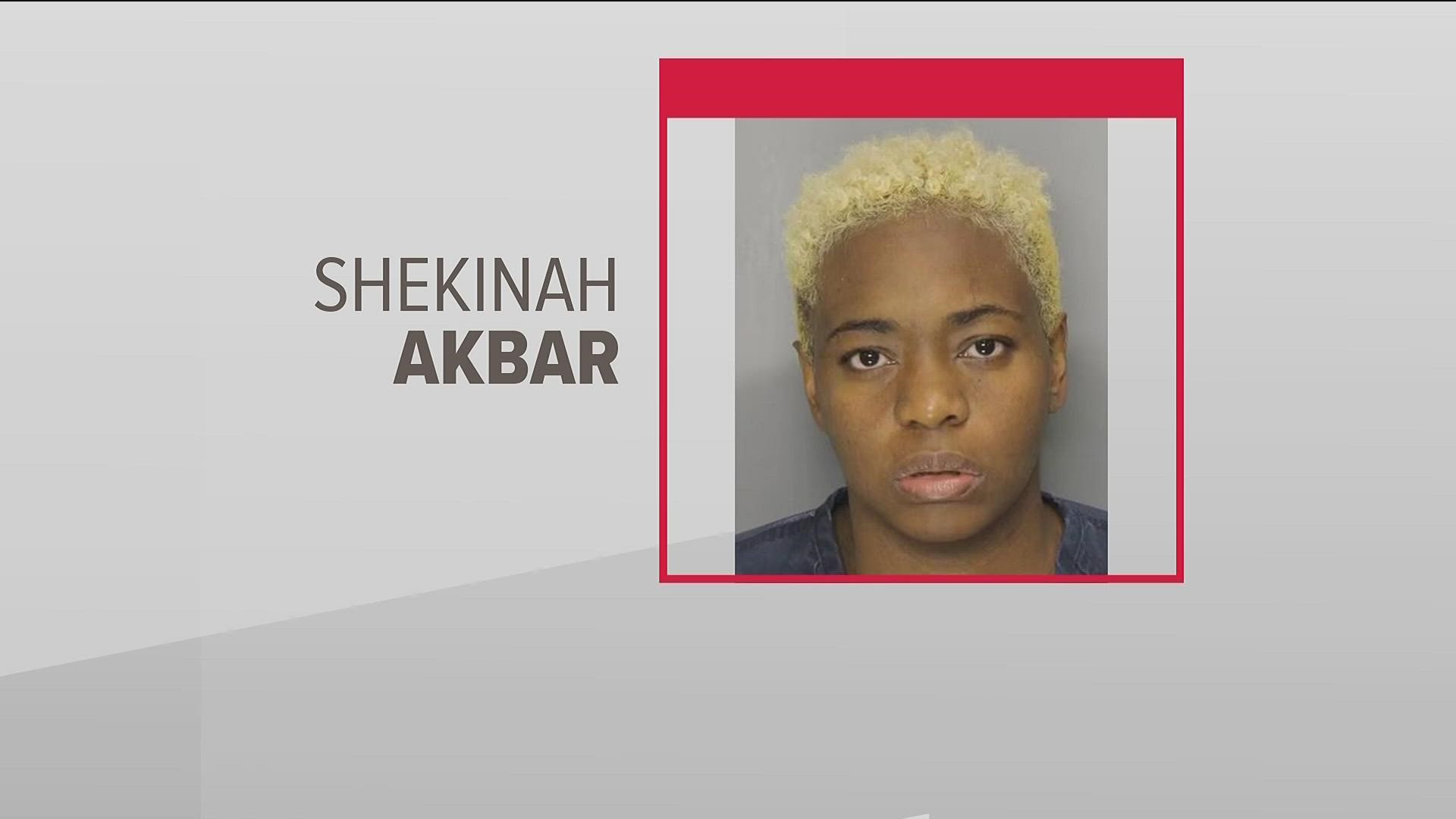 Attorneys for Shekinah Akbar entered a guilty but mentally ill plea to felony murder and cruelty to children in the first degree.