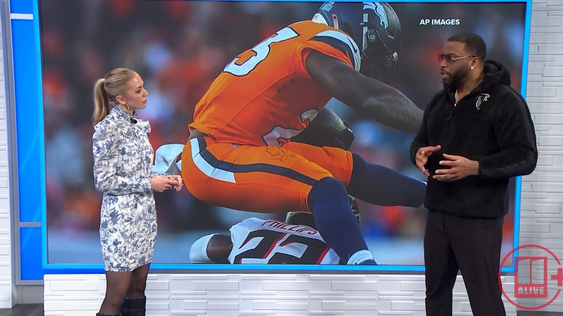 11Alive's Maria Martin is joined by Falcons' legend John Abraham to break down what went wrong in the Falcons 38-6 loss to the Denver Broncos.