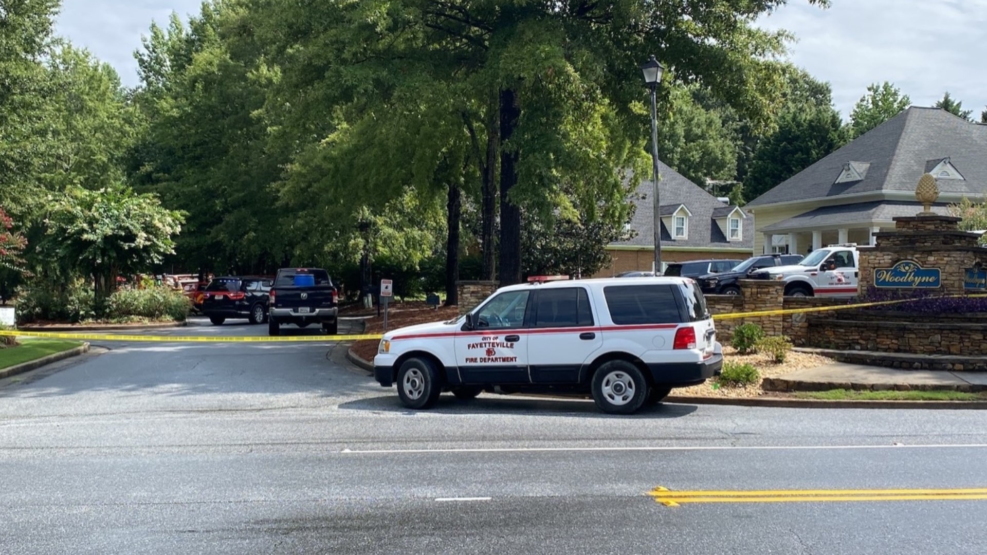 A person is being questioned after Fayetteville Police said they were called to a reported kidnapping at the Woodbyne Subdivision Tuesday.