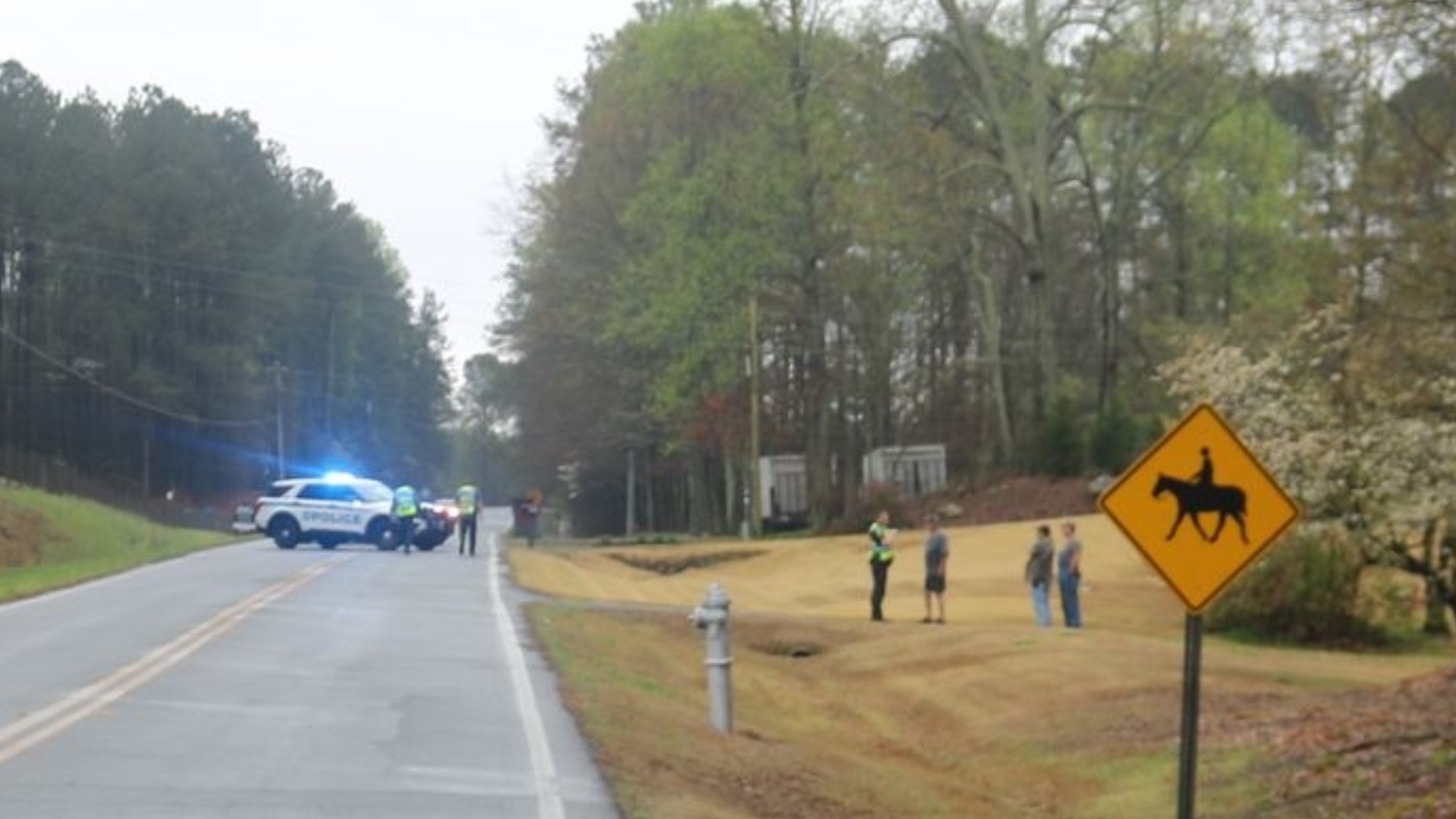 Gwinnett County Police said the 33-year-old was left in a ditch after being hit at Kilcrease Road. They are looking for a 2016 to 2018 Hyundai Santa.