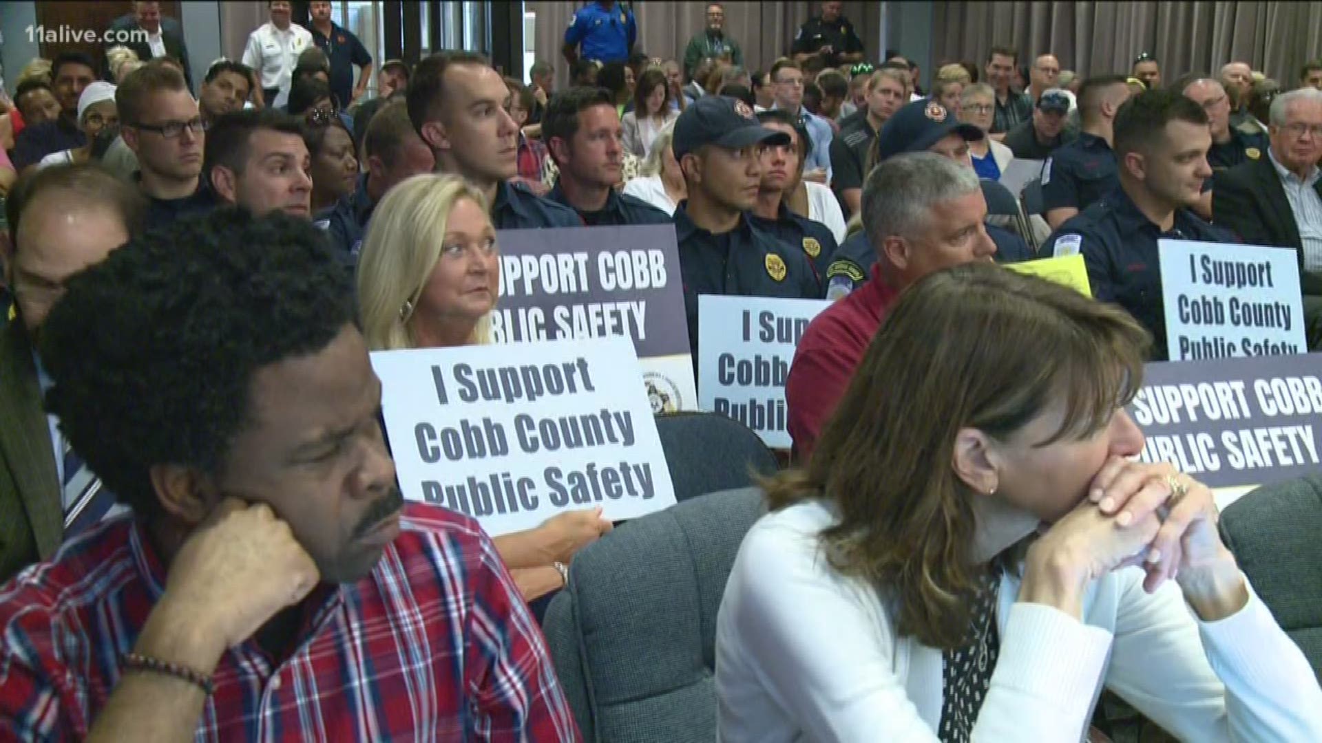 Supporters call it a big win for first responders in Cobb County. They’re getting a decent-sized bonus thanks to the board of commissioners. But, there’s a catch - it’s one time only.