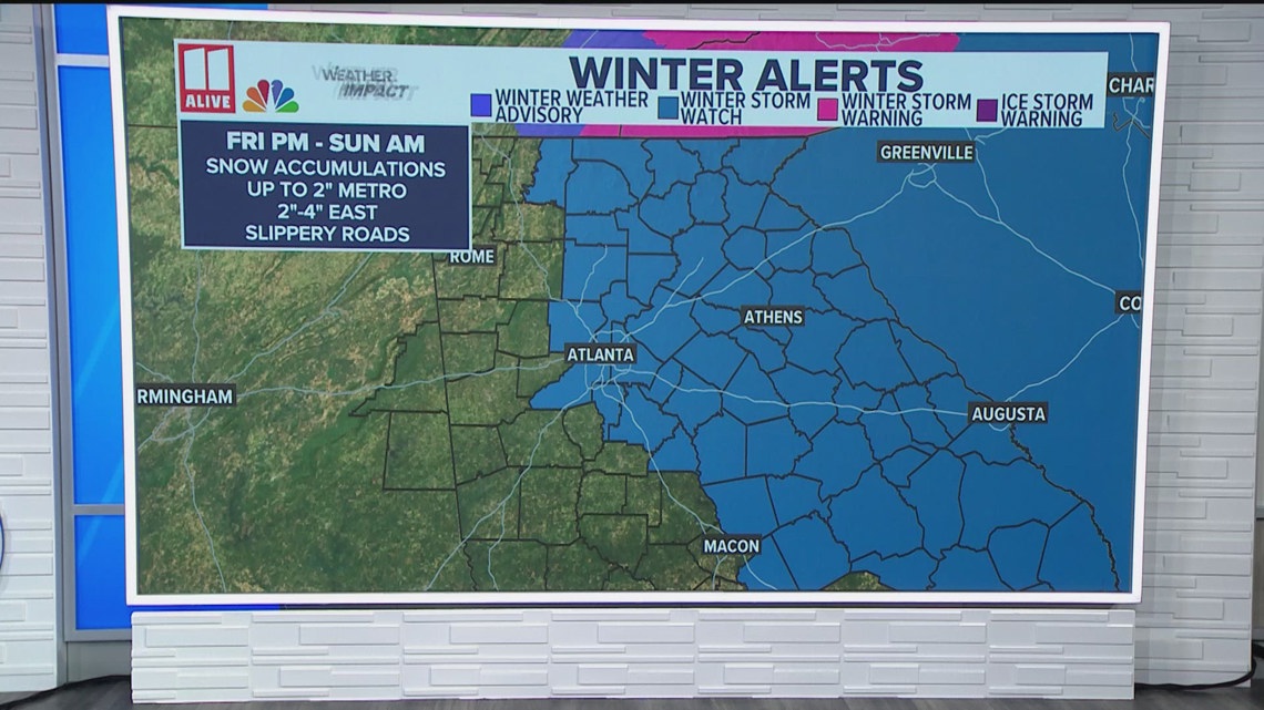 Tracking bitter cold temps ahead of weekend | 11alive.com