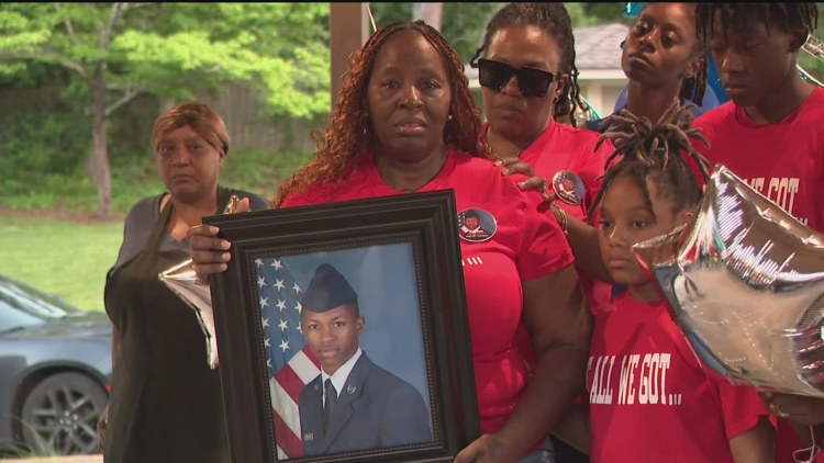 Family holds vigil for airman shot and killed in Florida | 11alive.com
