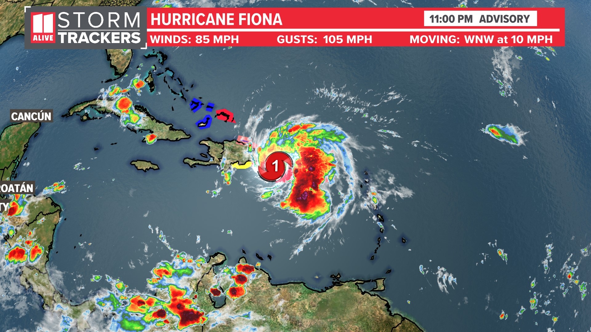 Hurricane Fiona leaves all of Puerto Rico without power.
